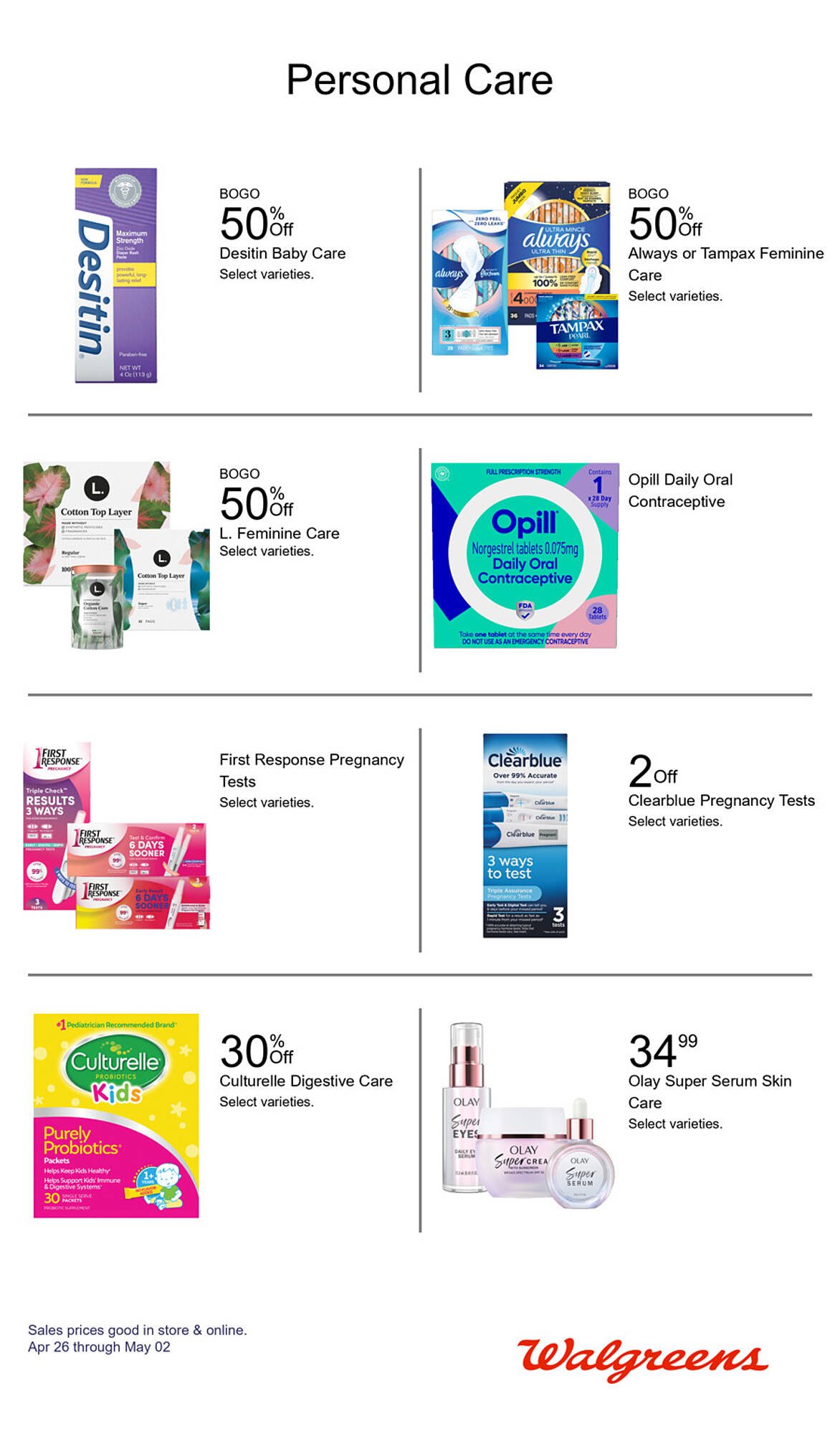 Walgreens weekly ad