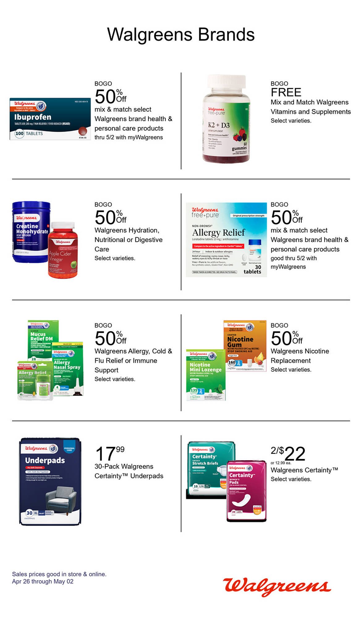 Walgreens weekly ad