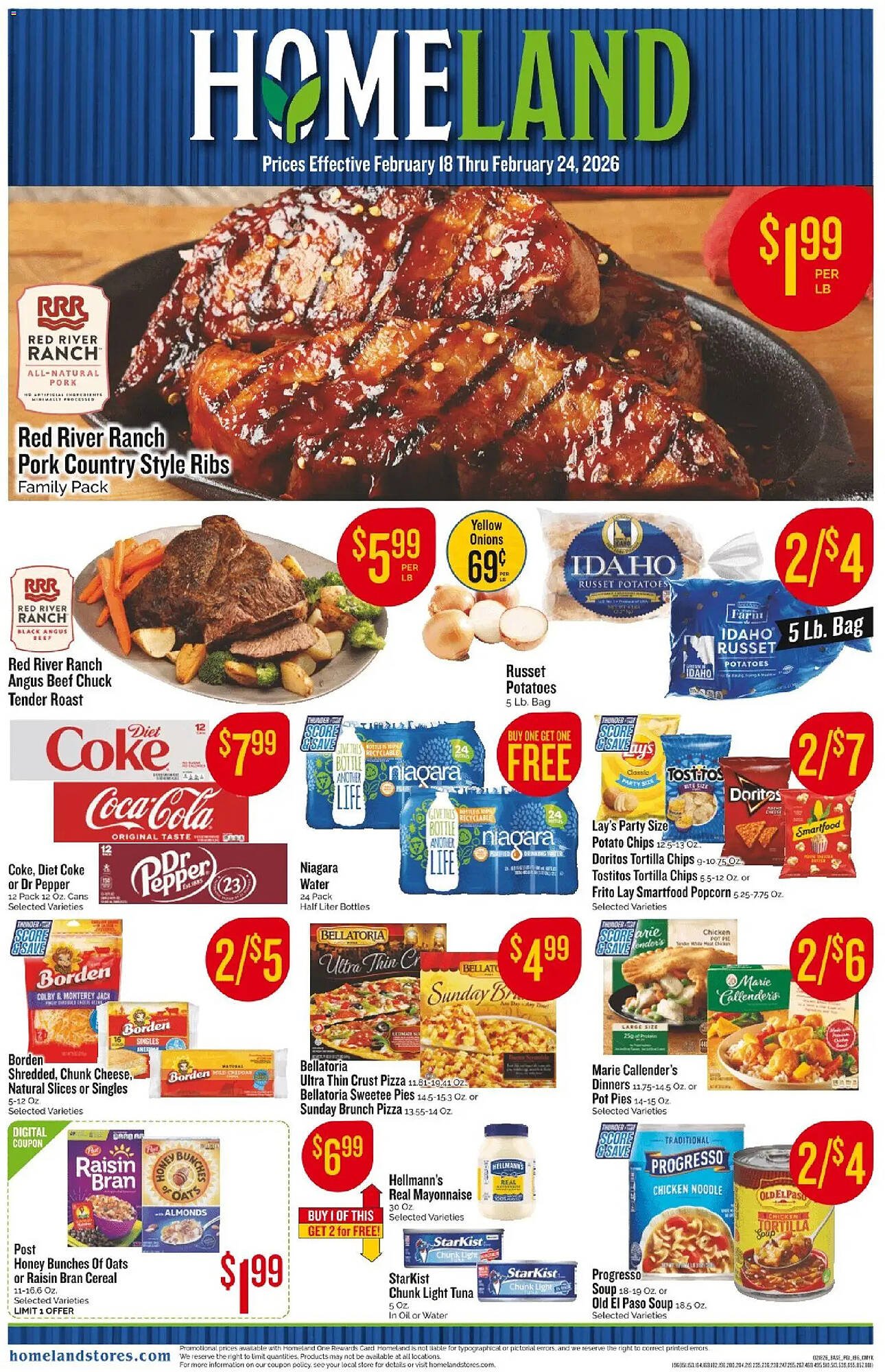 Homeland Market weekly ad