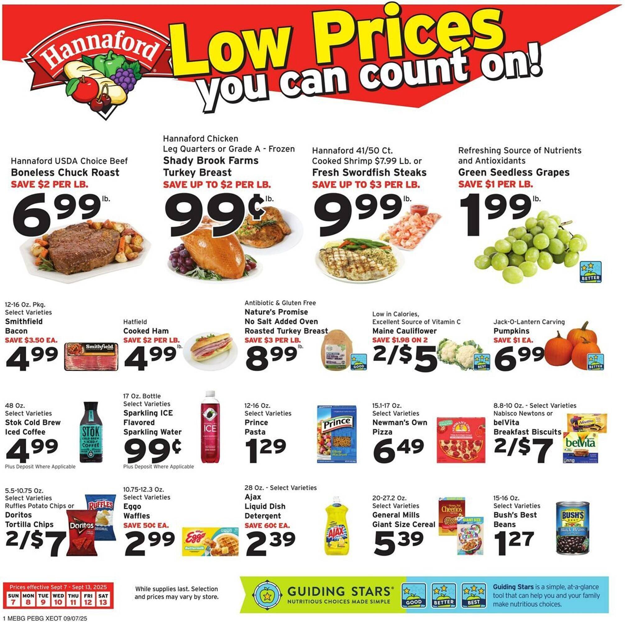 Hannaford flyer (2025-09-07 - 2025-09-13) | 1