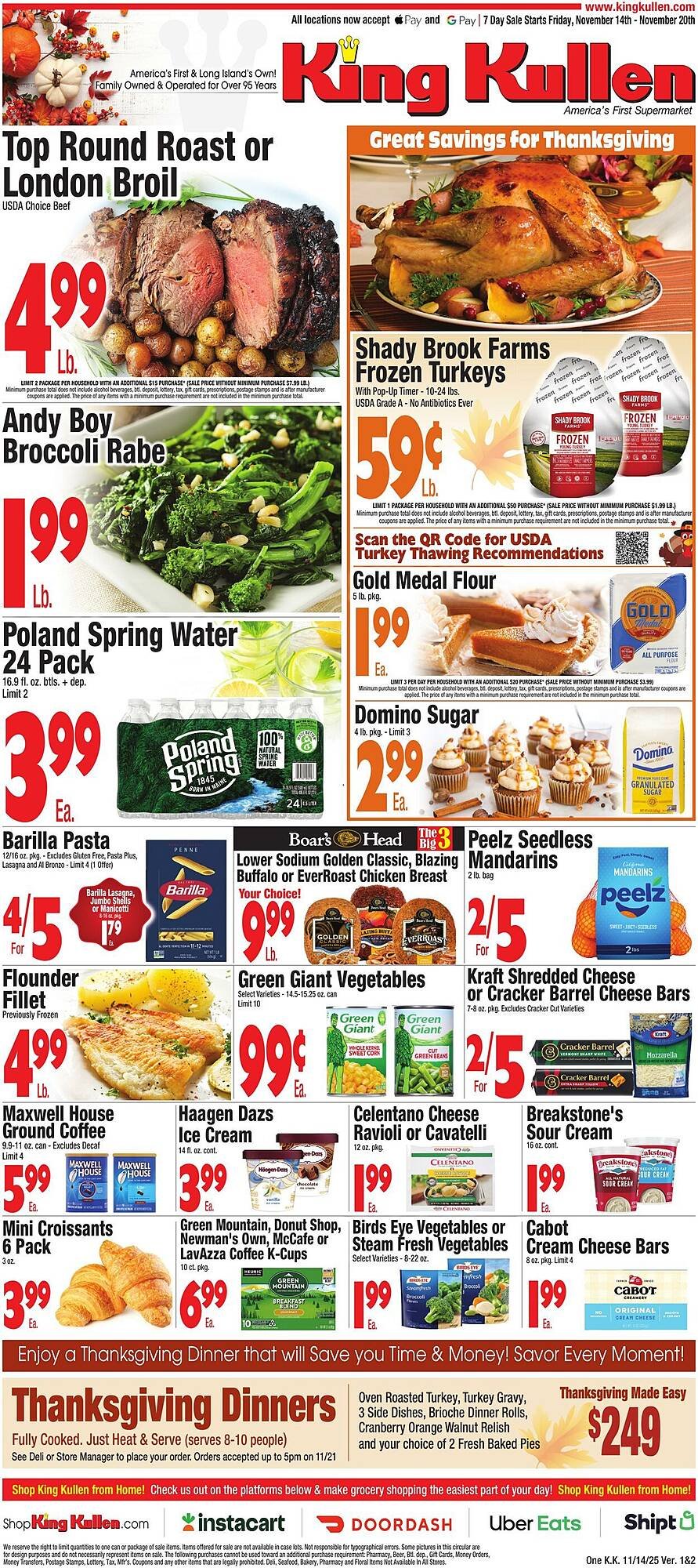 King Kullen weekly ad