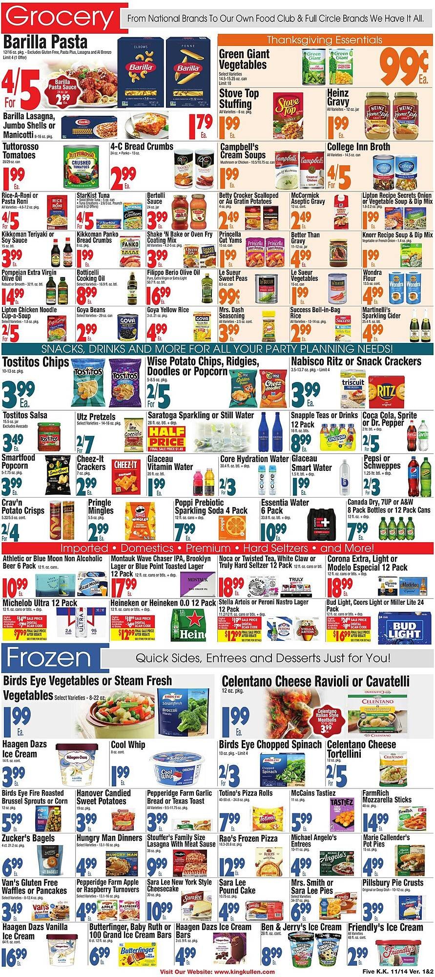 King Kullen weekly ad