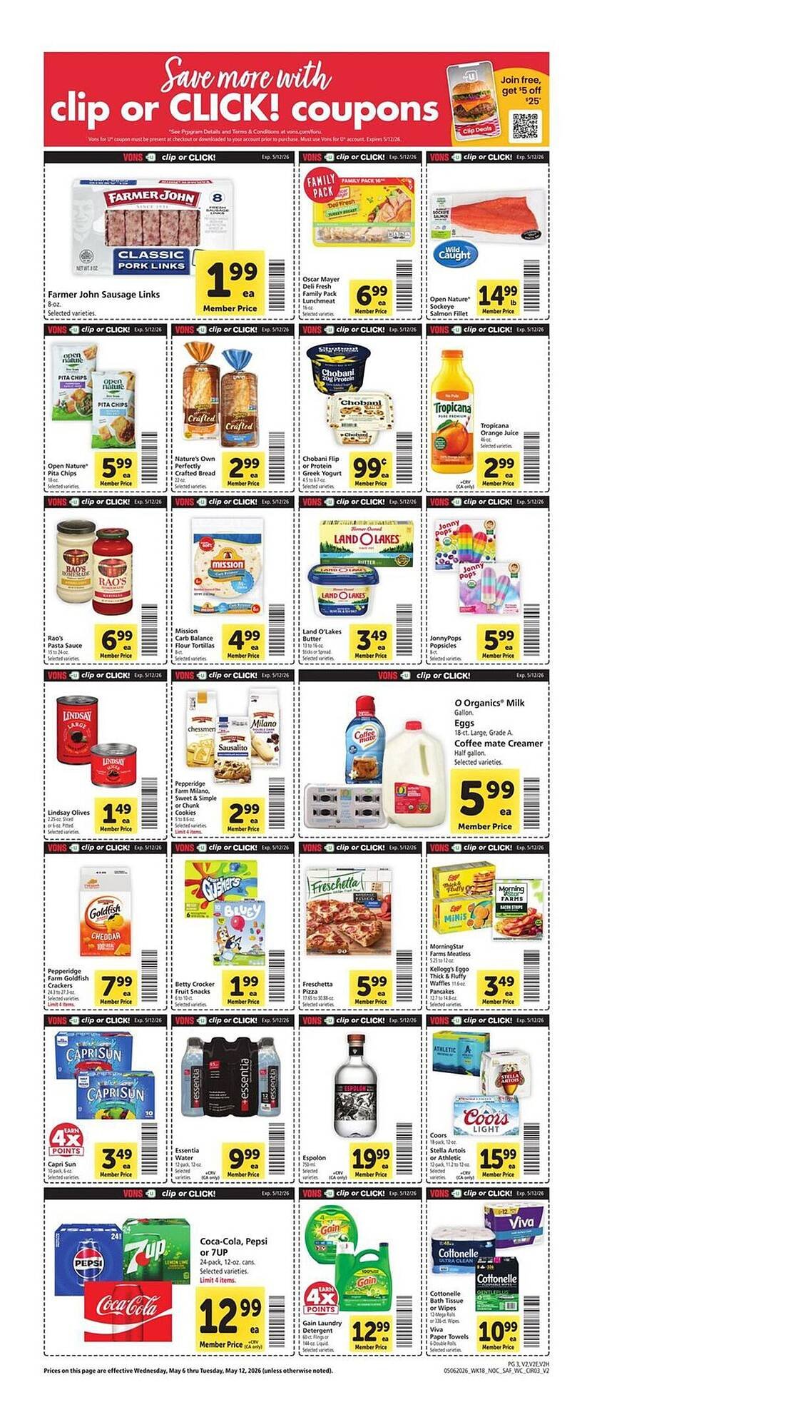 Vons weekly ad