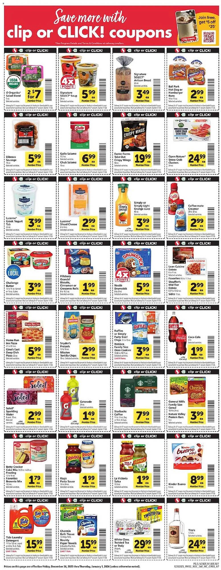 Safeway weekly ad