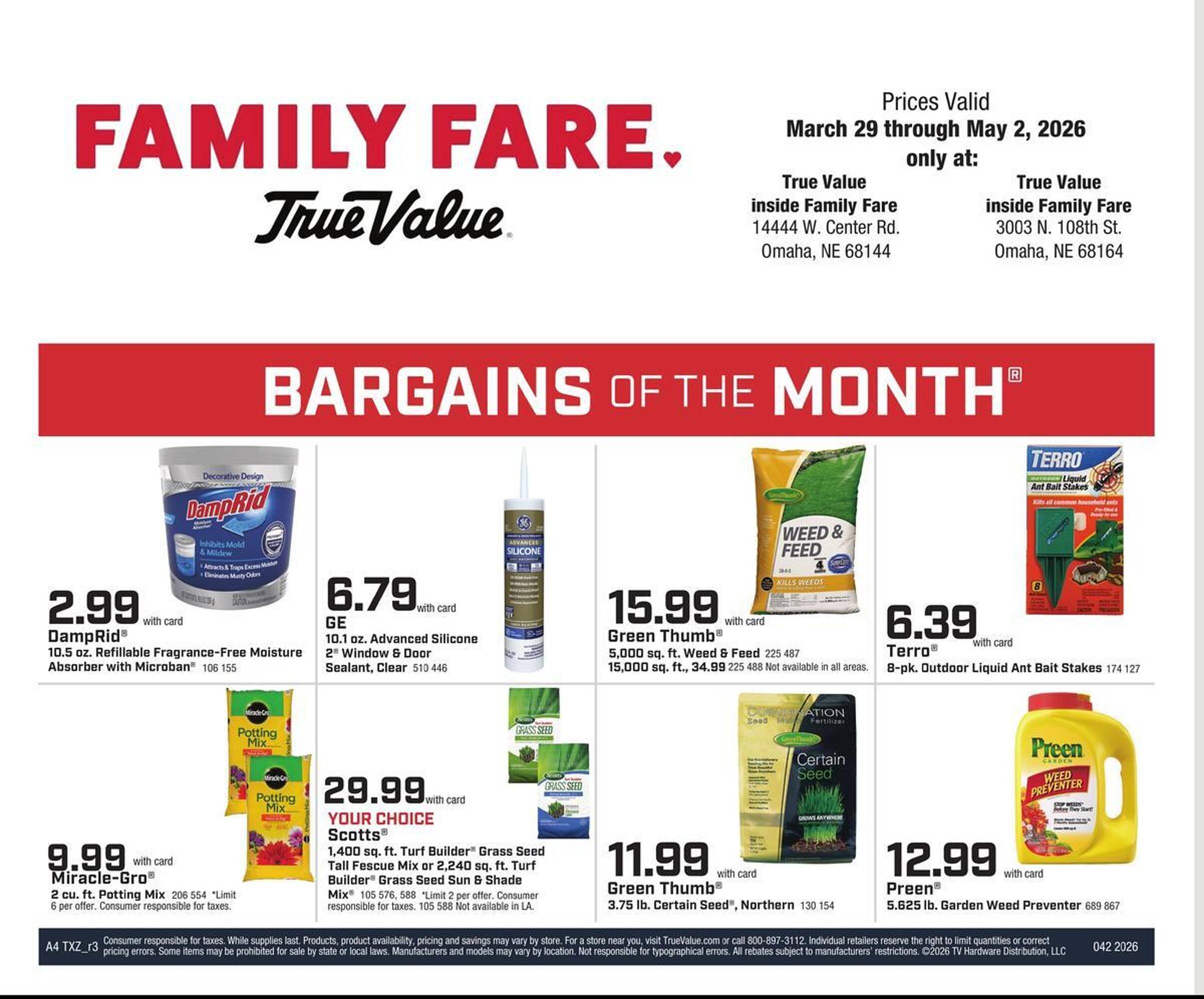 Family Fare weekly ad