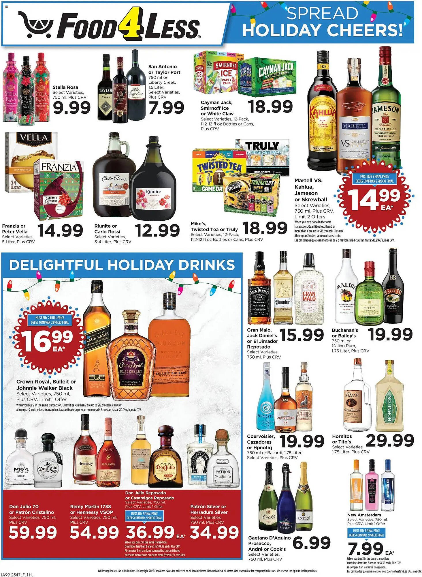 Food 4 Less weekly ad