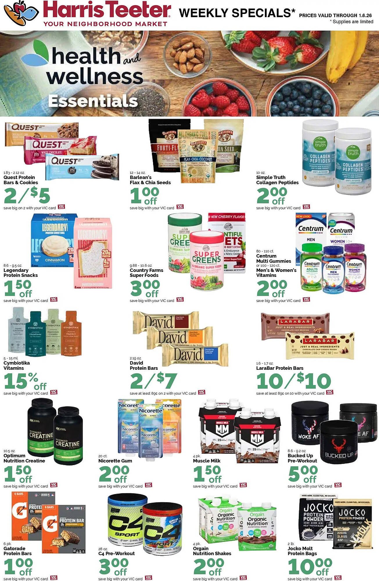 Harris Teeter weekly ad