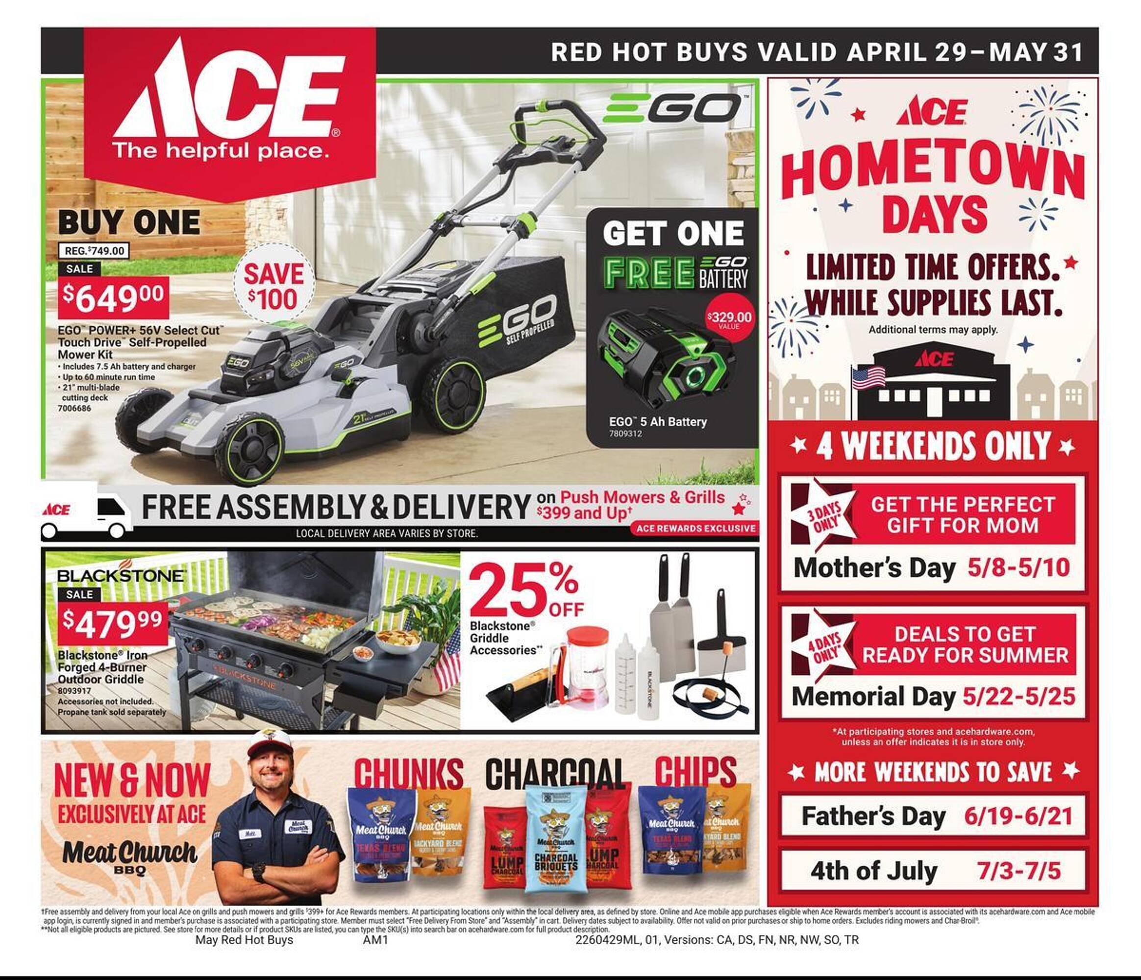Ace Hardware flyer