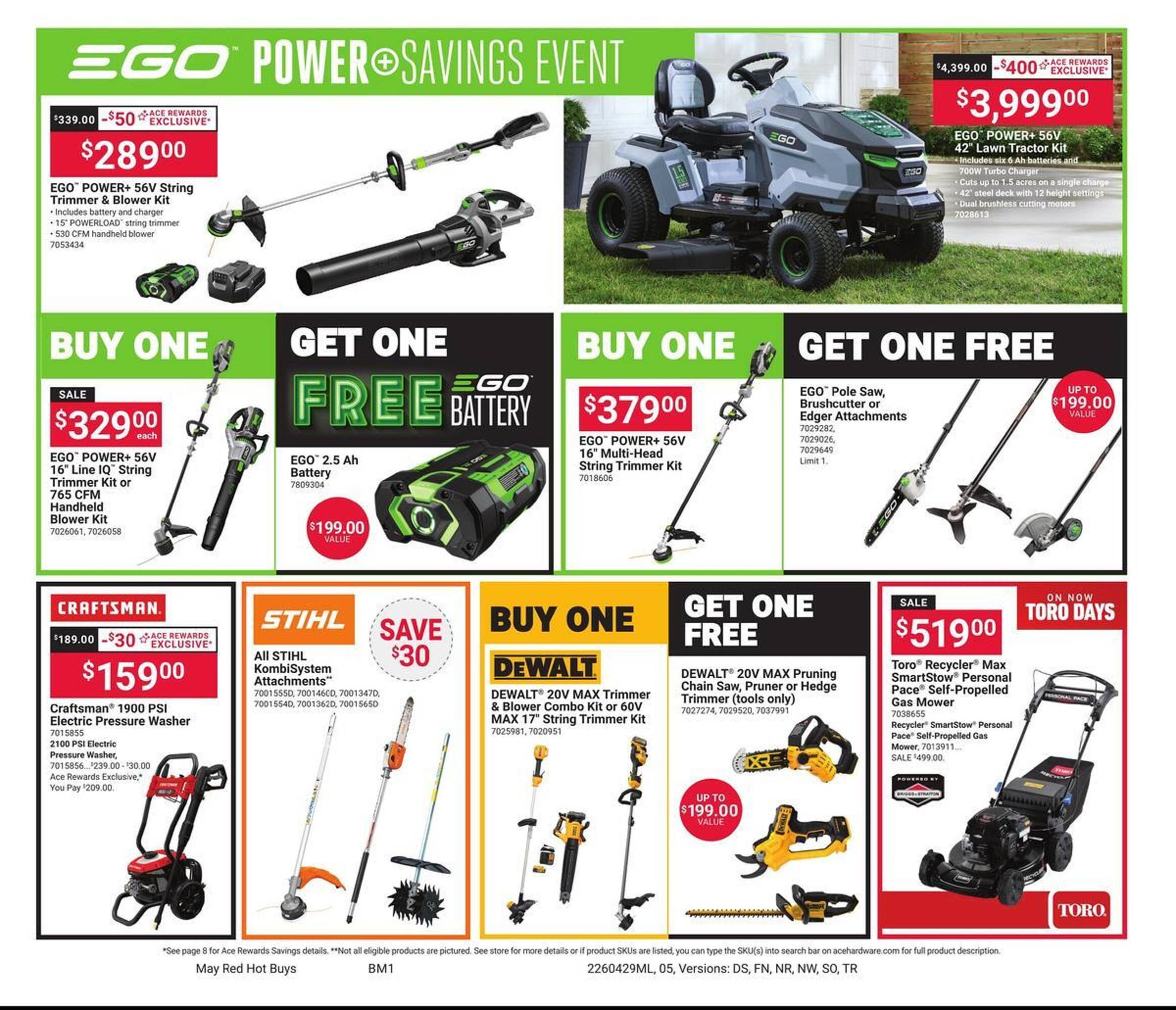Ace Hardware flyer