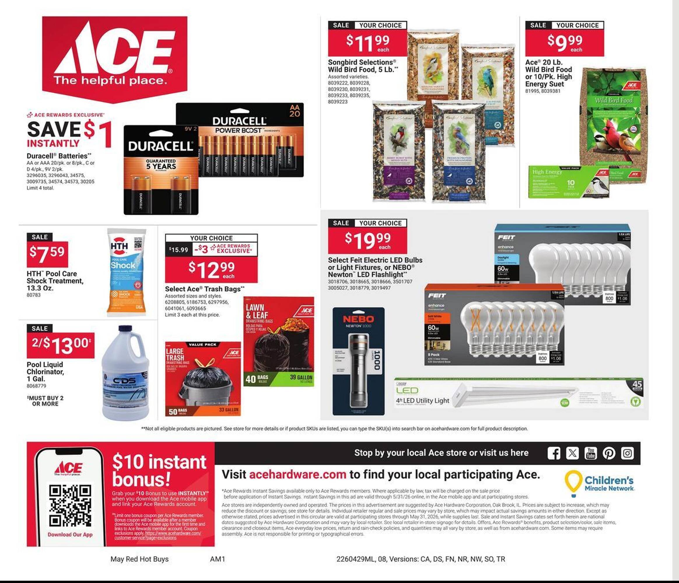 Ace Hardware flyer
