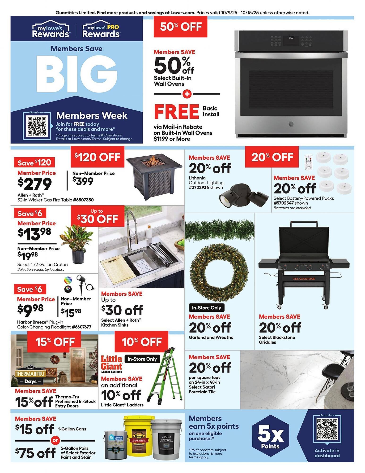 Lowe&#039;s weekly ad (2025-10-09 - 2025-10-15) | 1
