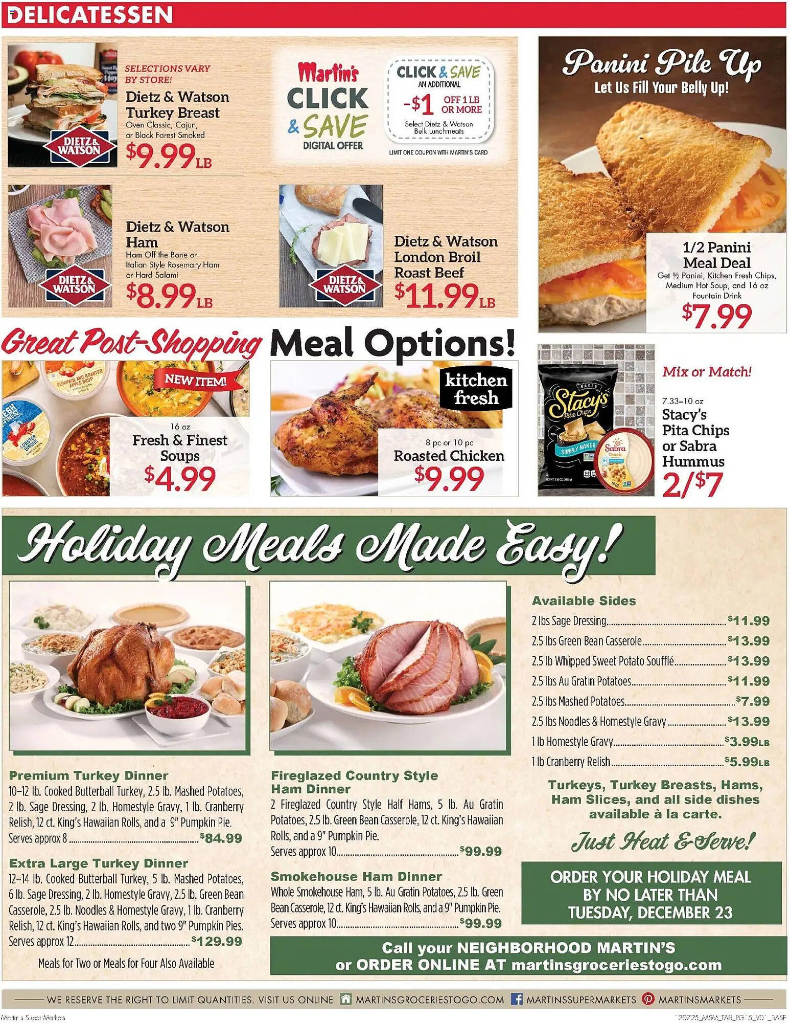 Martin&#039;s weekly ad