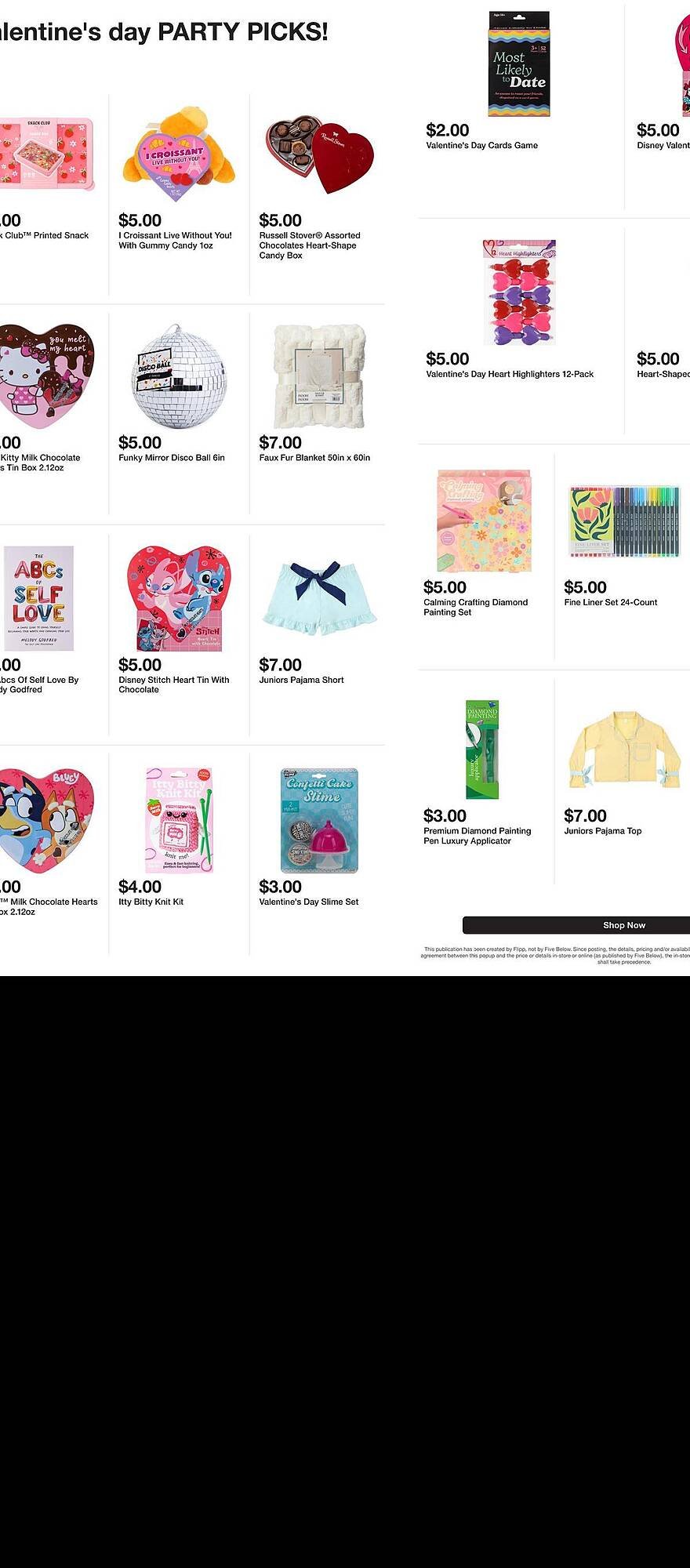 Five Below weekly ad