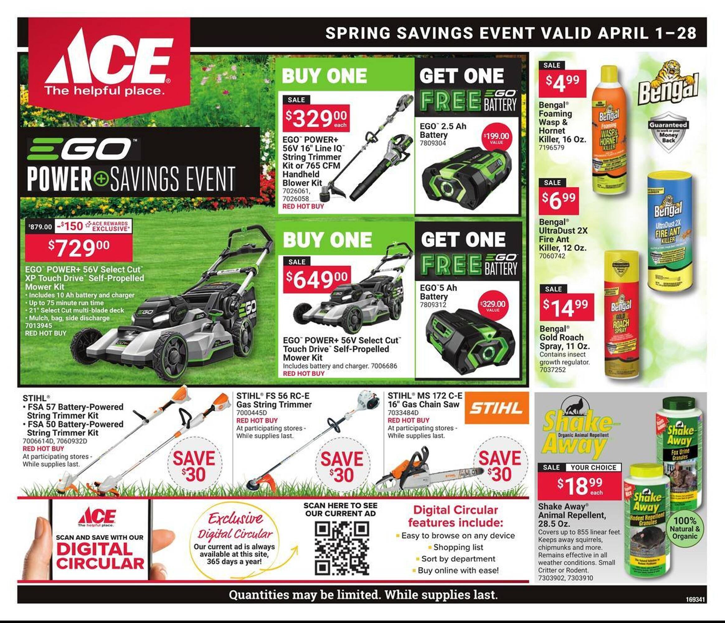 Ace Hardware flyer