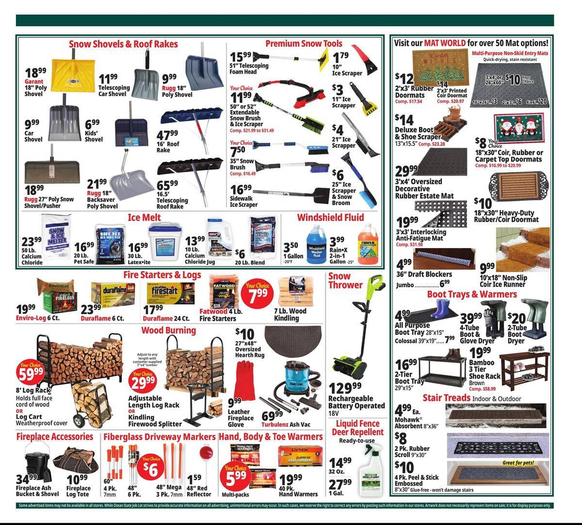 Ocean State Job Lot flyer