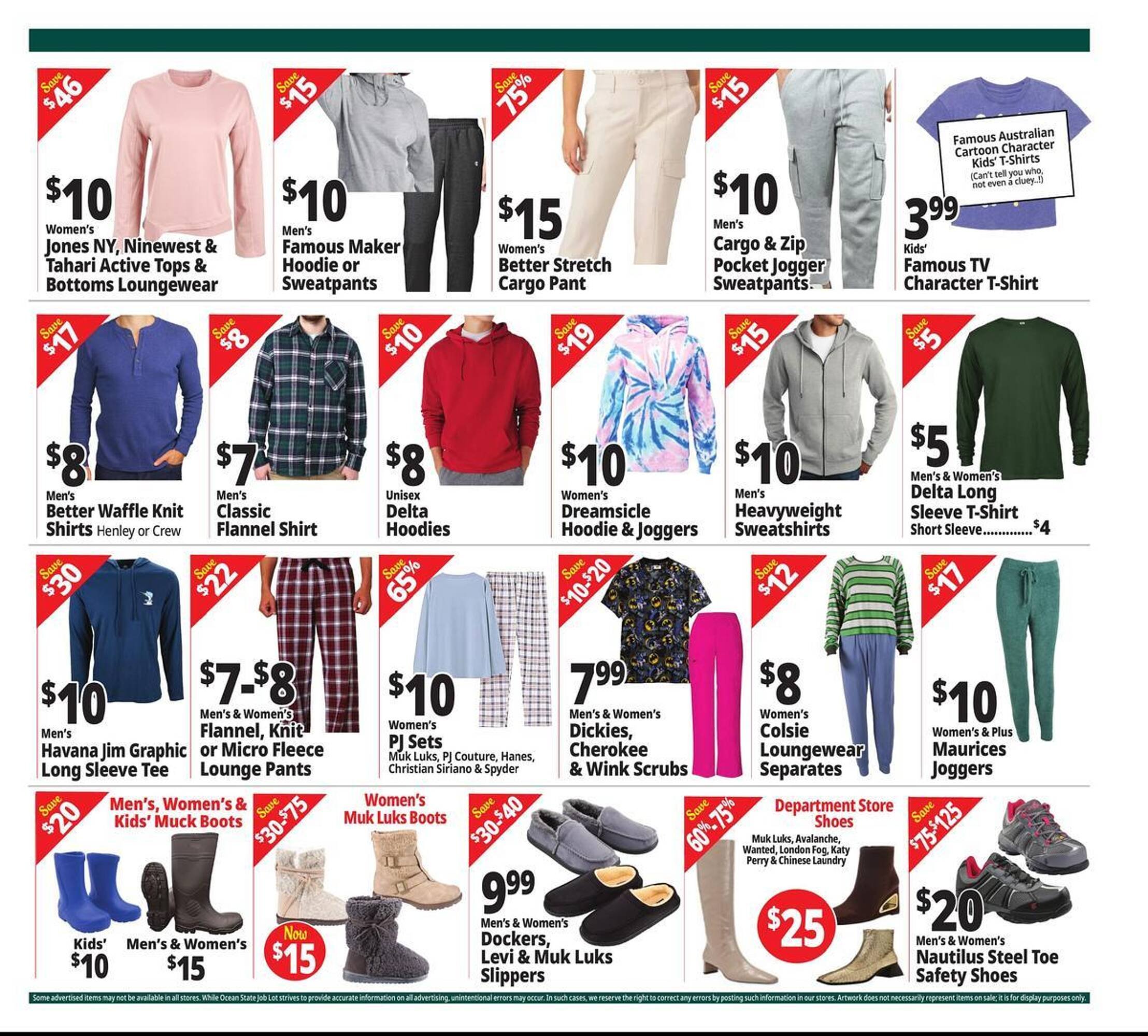 Ocean State Job Lot flyer