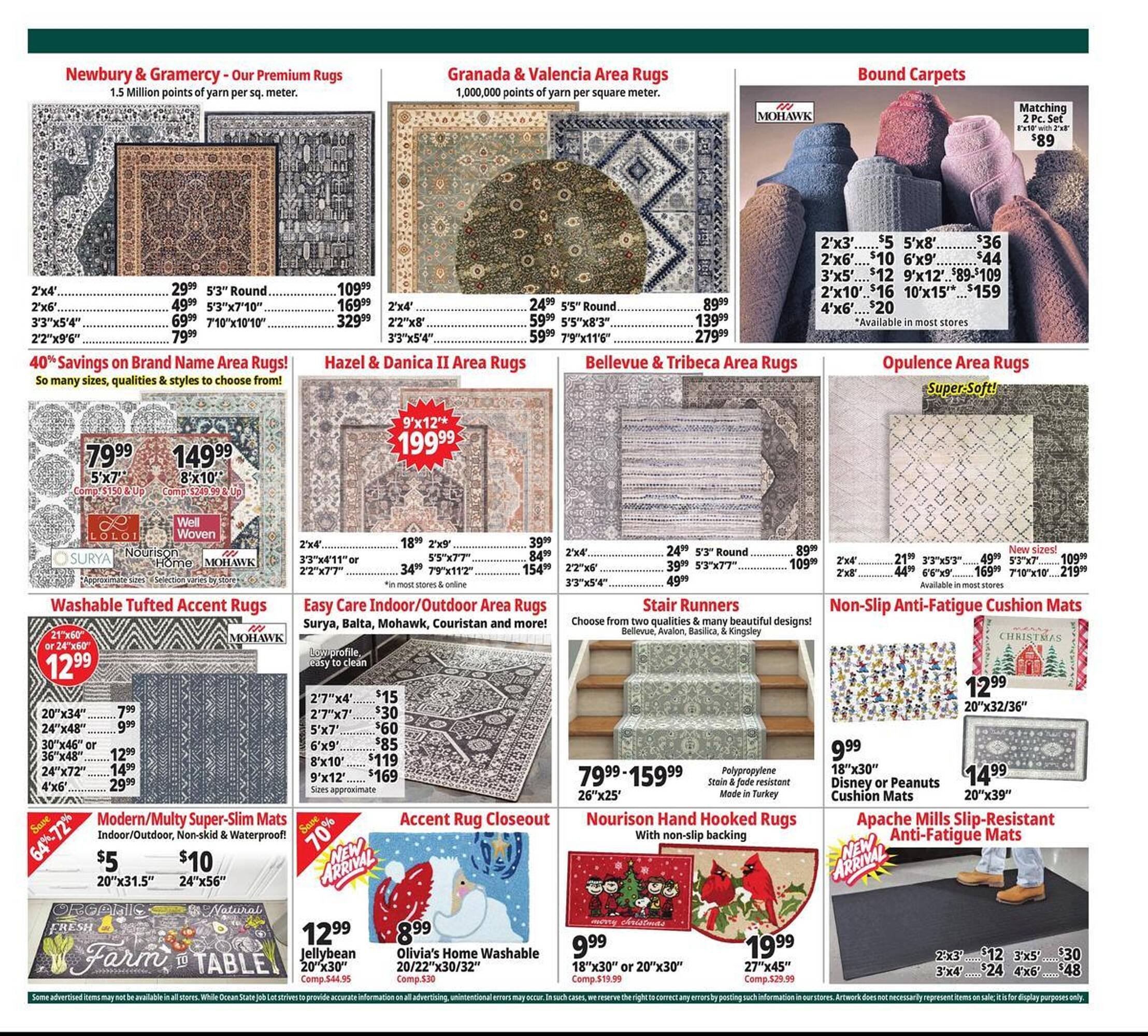 Ocean State Job Lot flyer