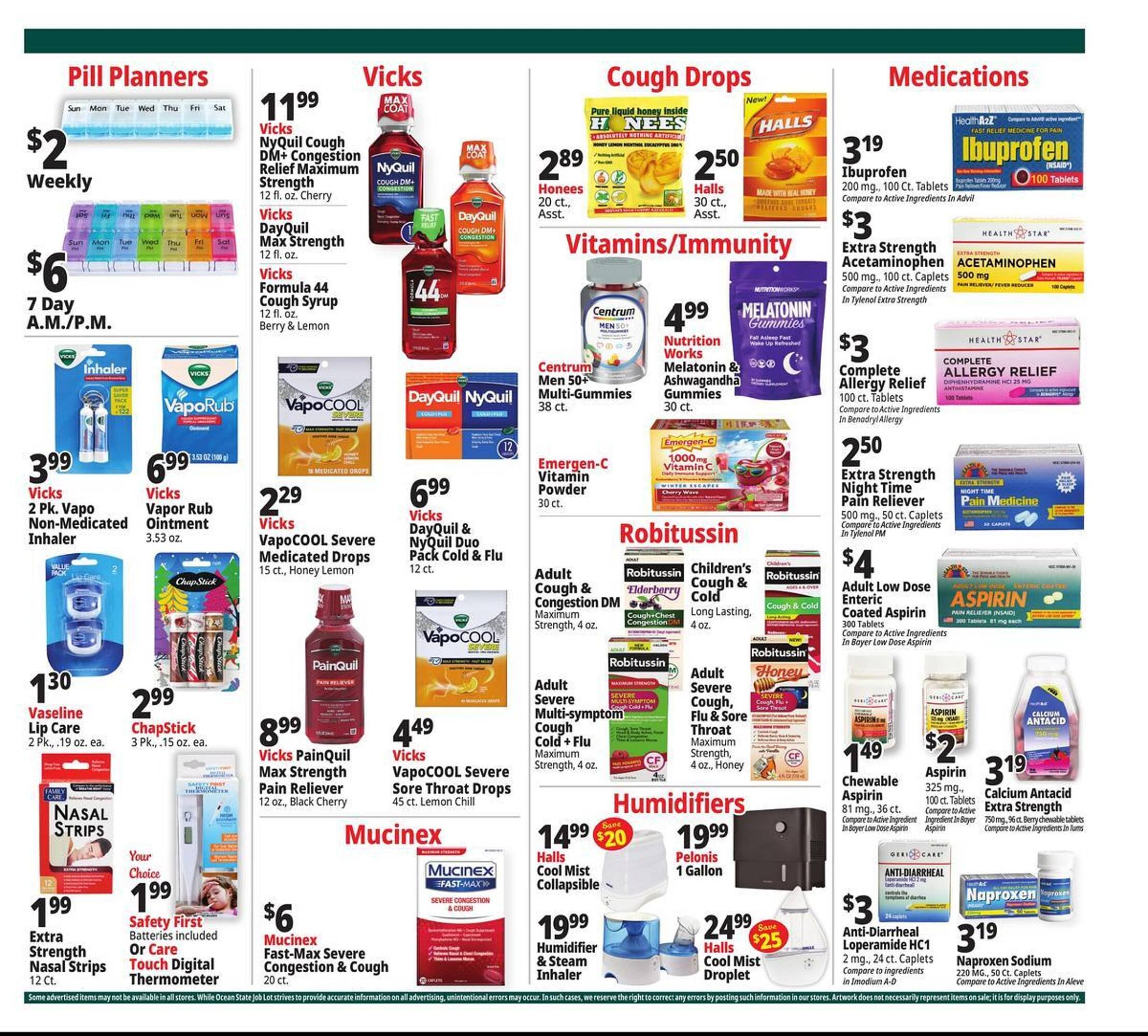 Ocean State Job Lot flyer