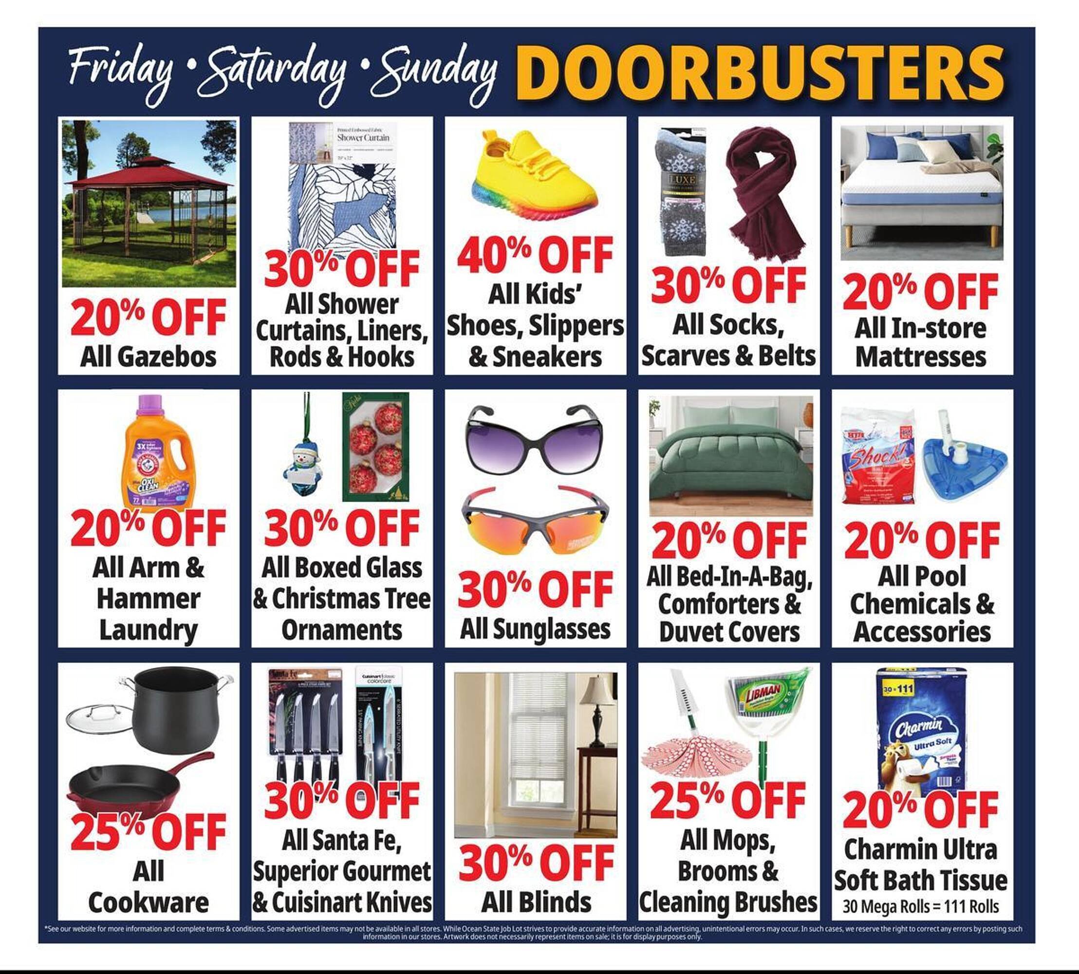 Ocean State Job Lot flyer