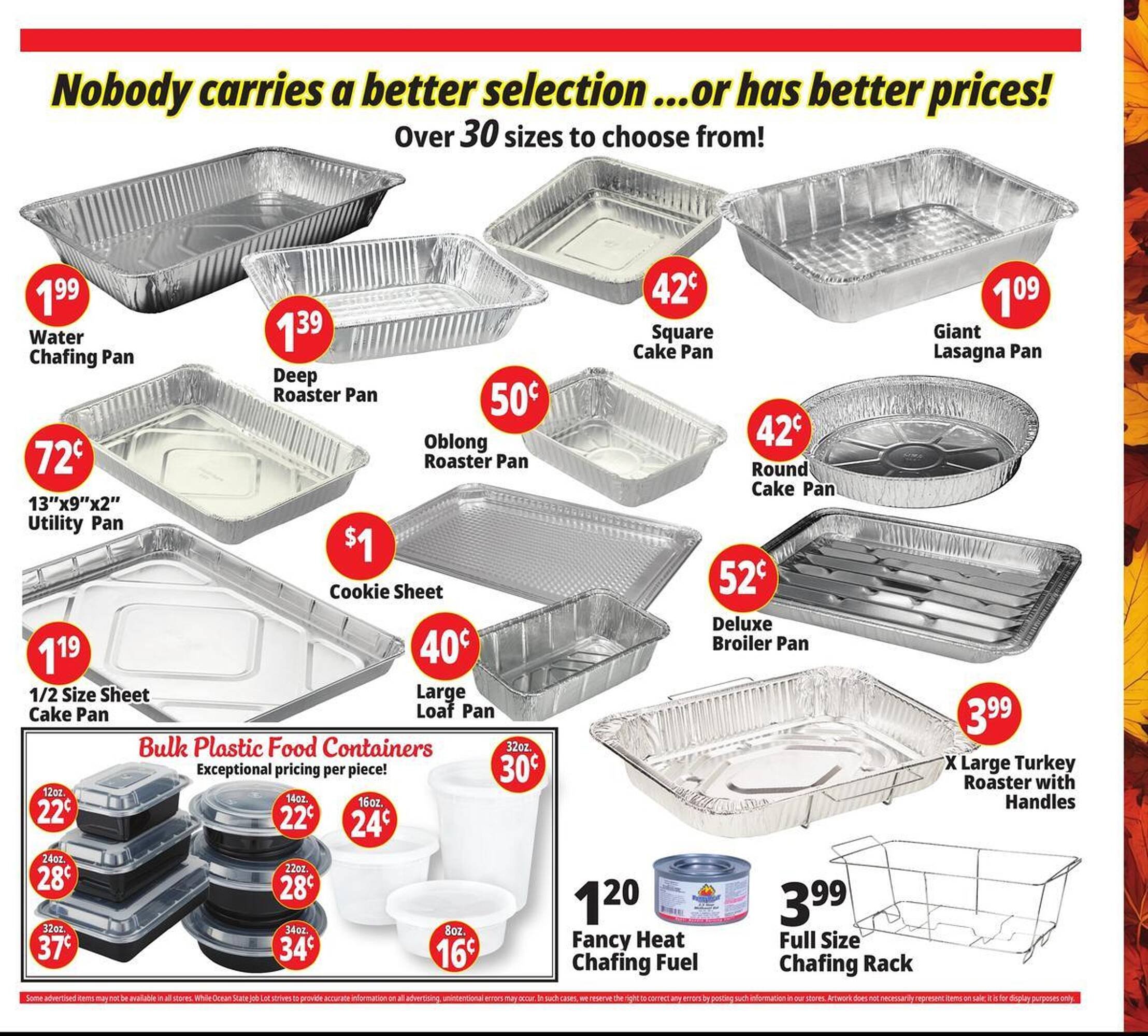 Ocean State Job Lot flyer