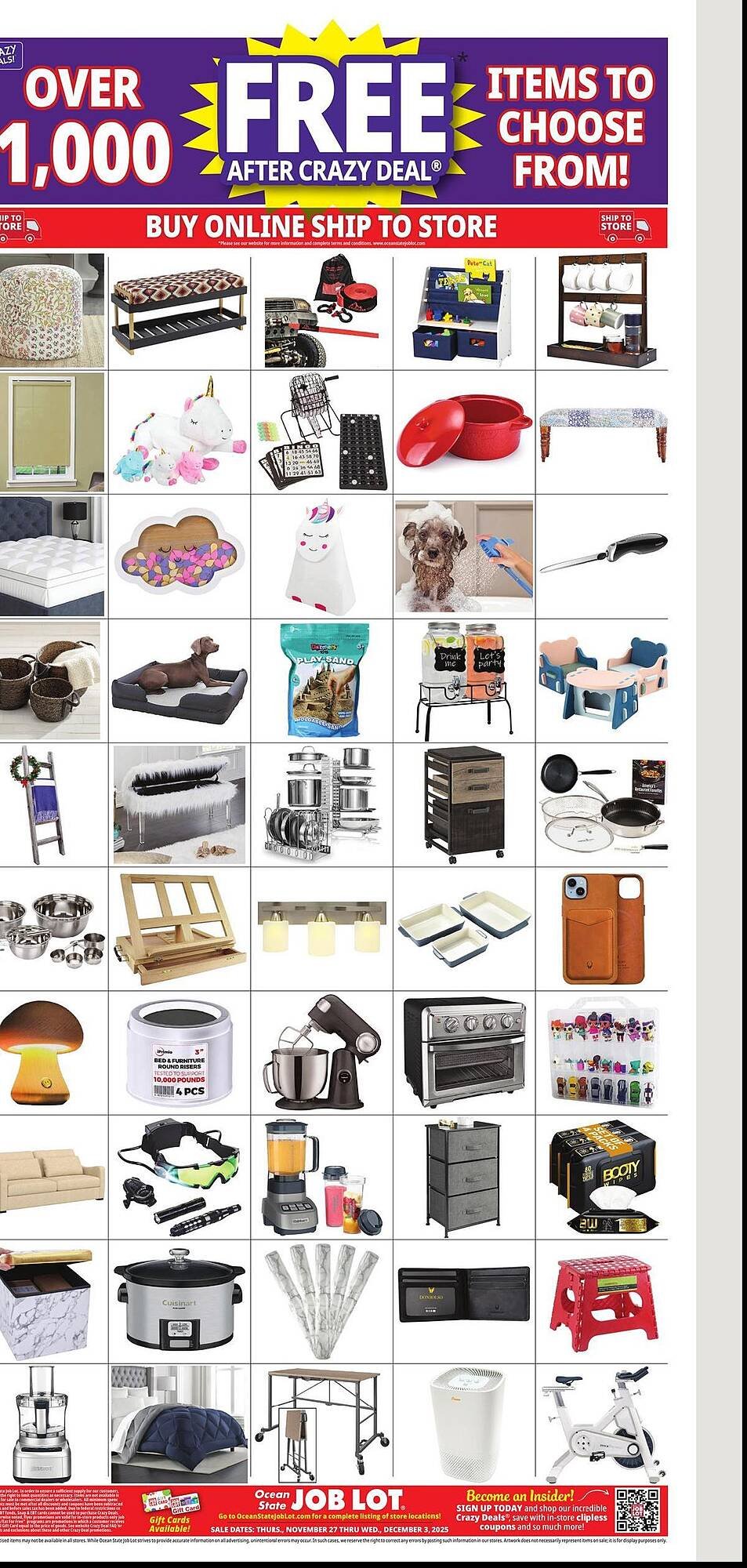 Ocean State Job Lot flyer