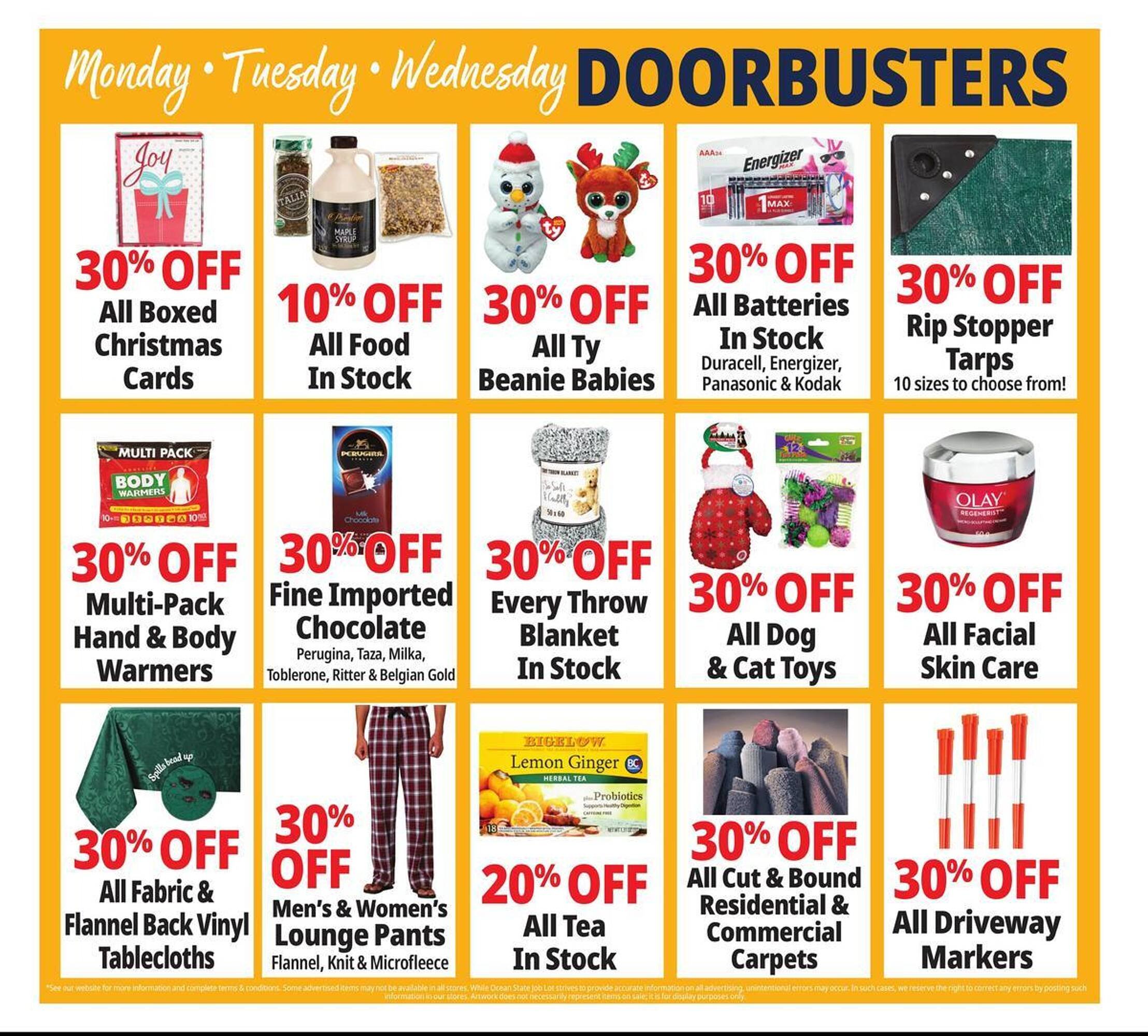 Ocean State Job Lot flyer