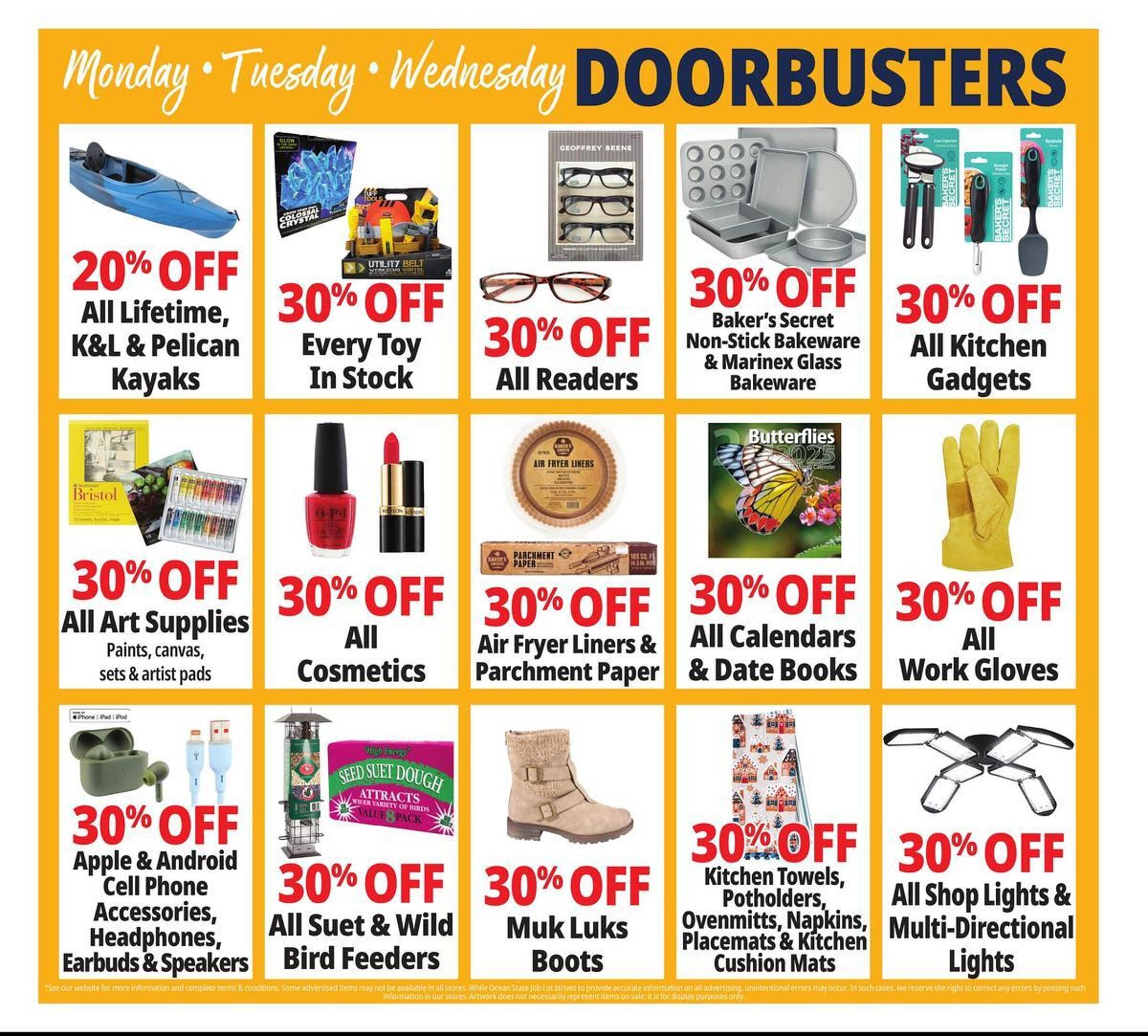 Ocean State Job Lot flyer