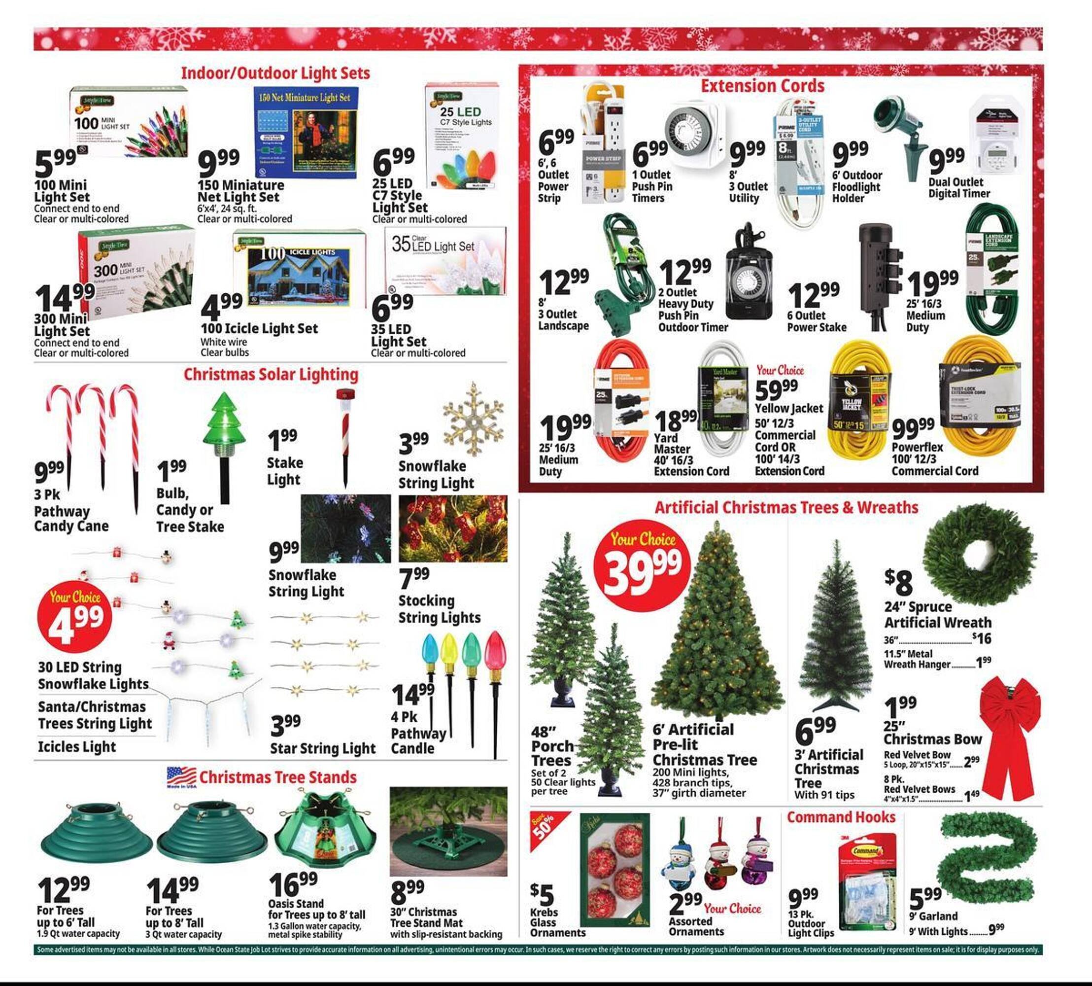 Ocean State Job Lot flyer