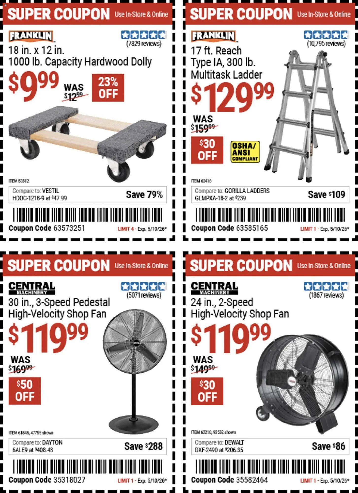 Harbor Freight Tools weekly ad
