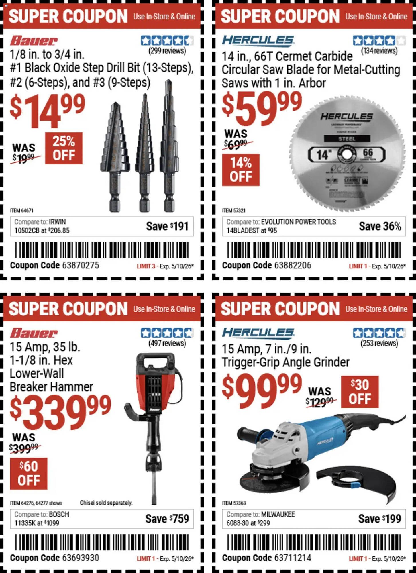 Harbor Freight Tools weekly ad