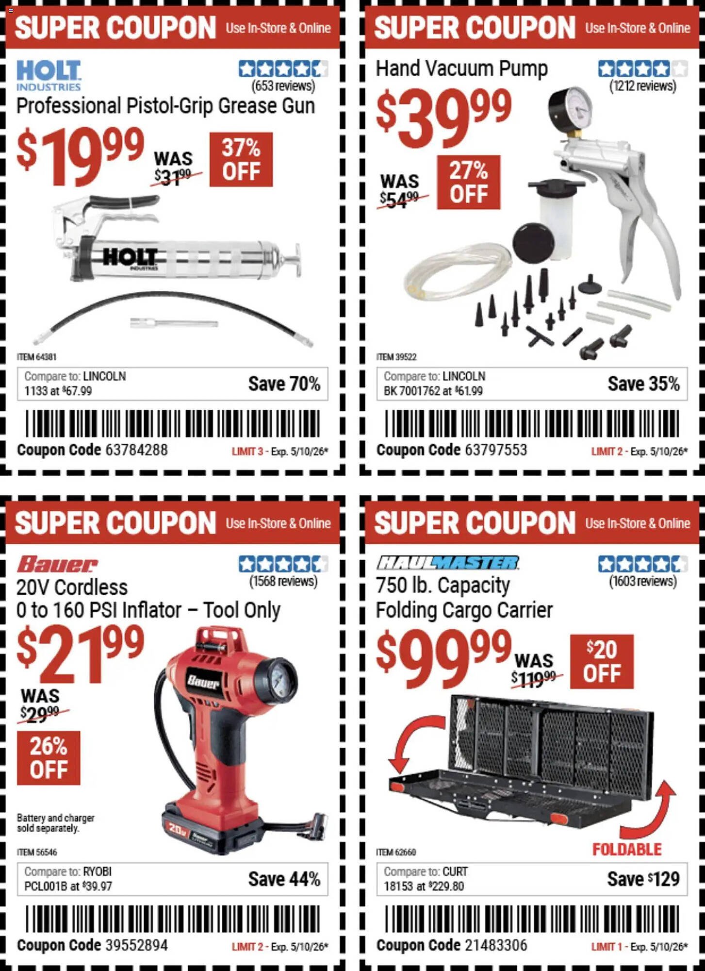 Harbor Freight Tools weekly ad