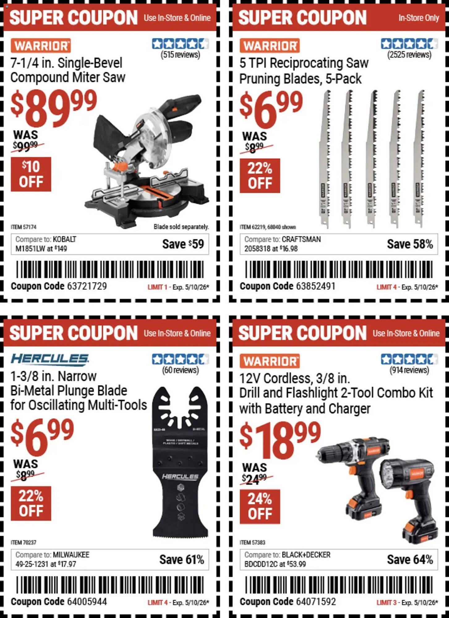 Harbor Freight Tools weekly ad