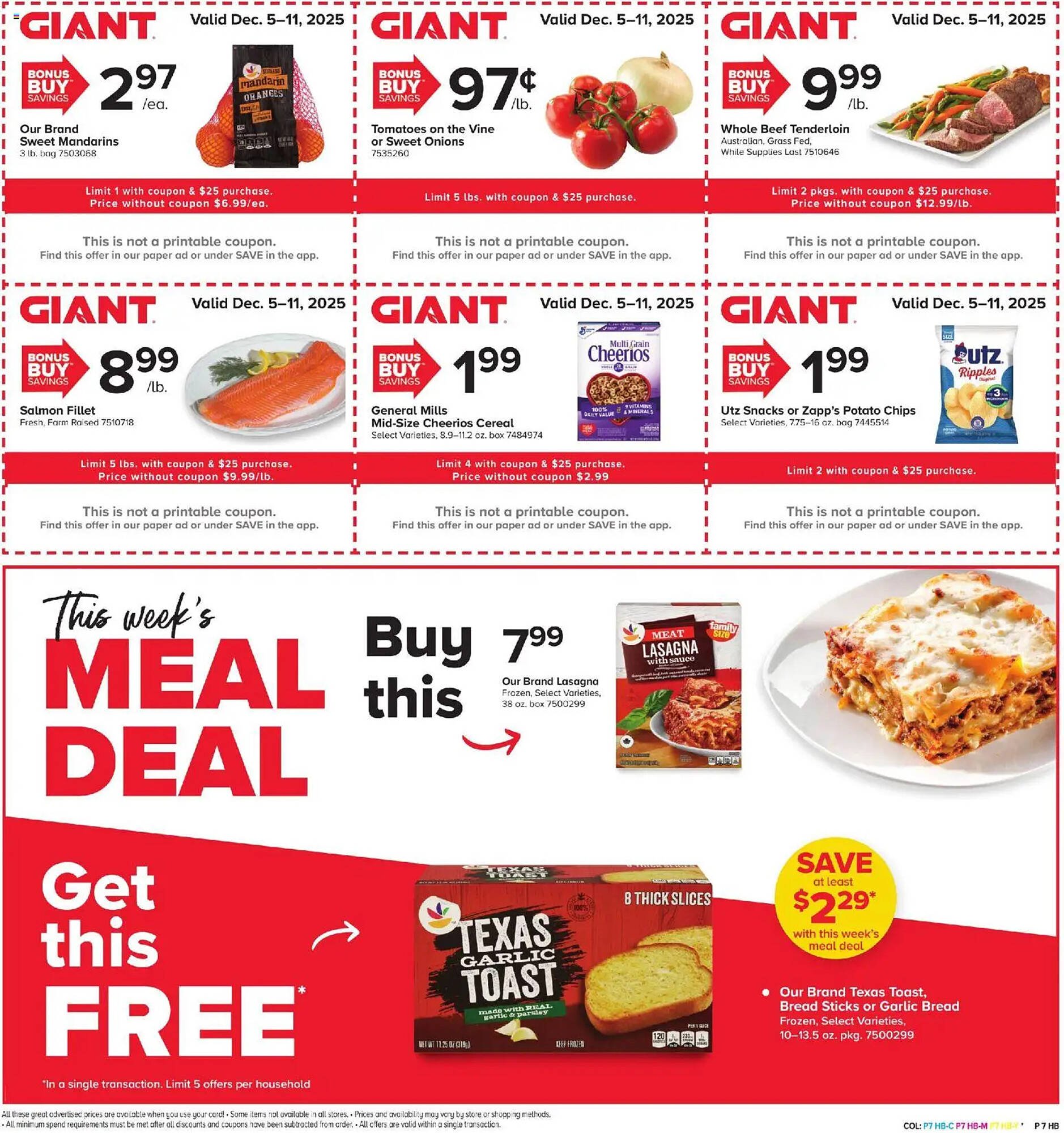 GIANT weekly ad