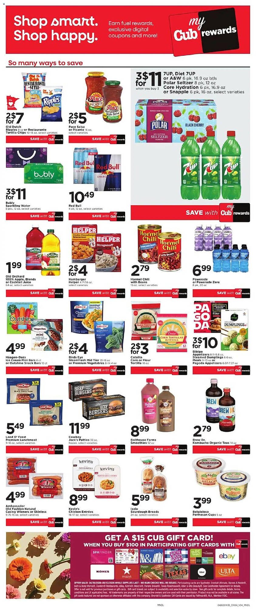 Cub Foods weekly ad