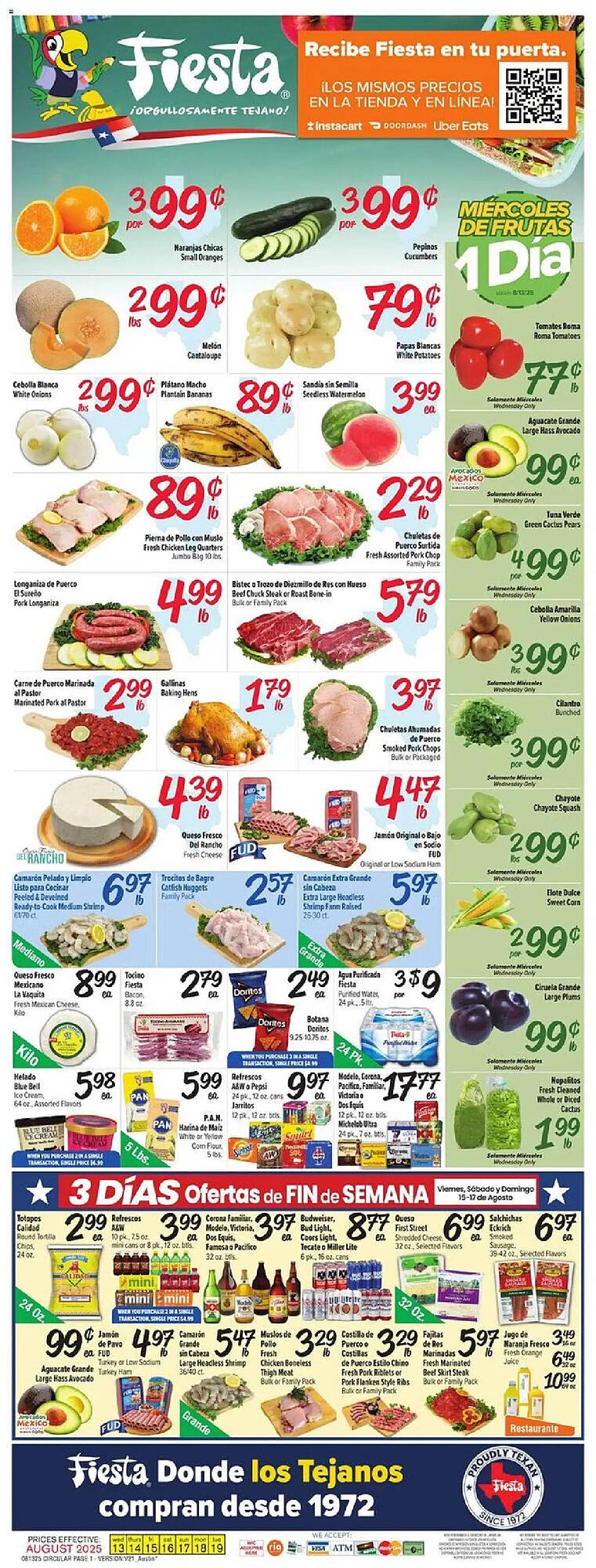 Fiesta Mart Weekly Ad (2025-08-13 - 2025-08-19) | 1