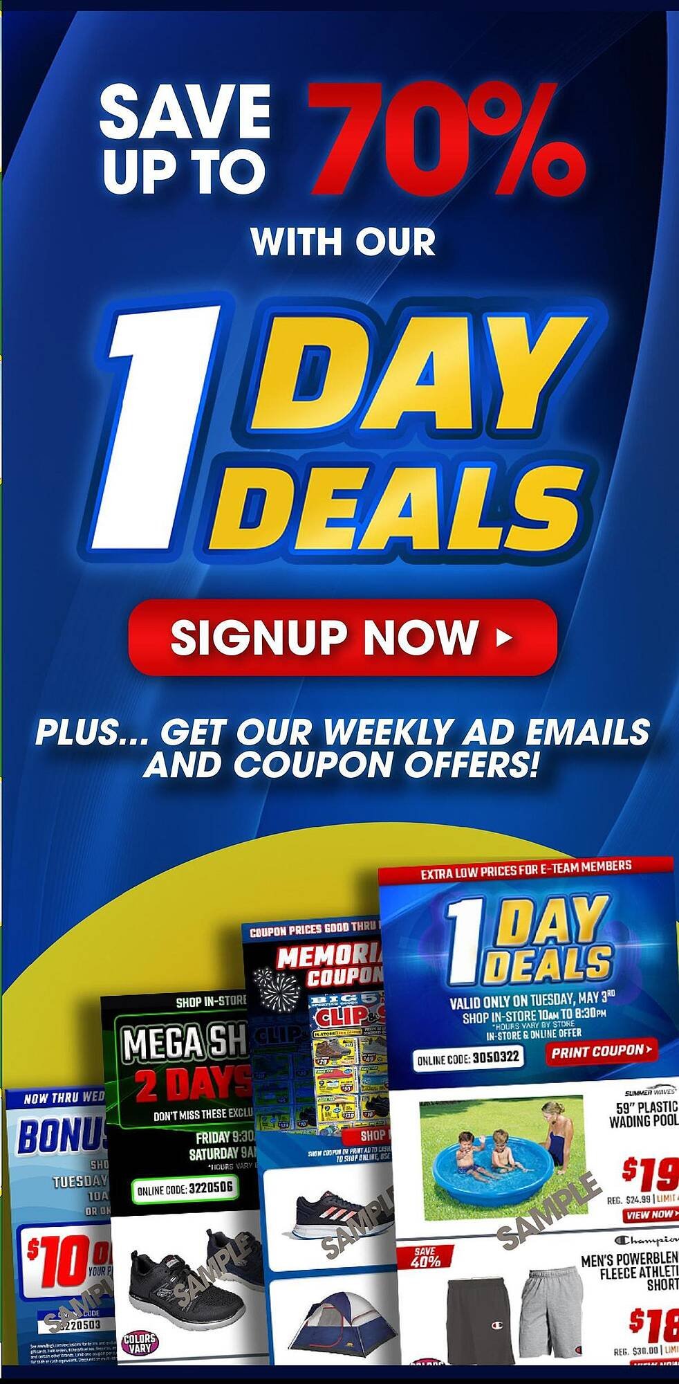 Big 5 weekly ad