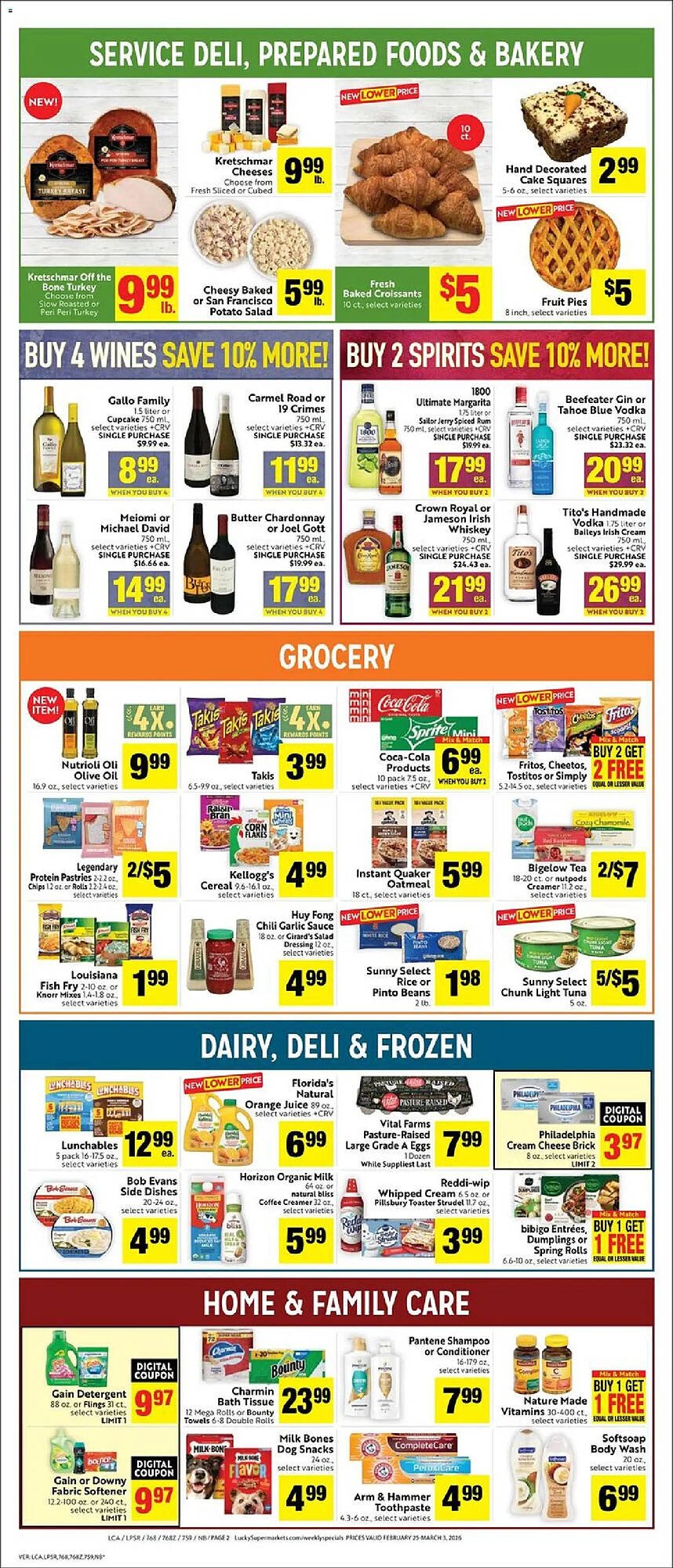 Lucky Supermarkets weekly ad