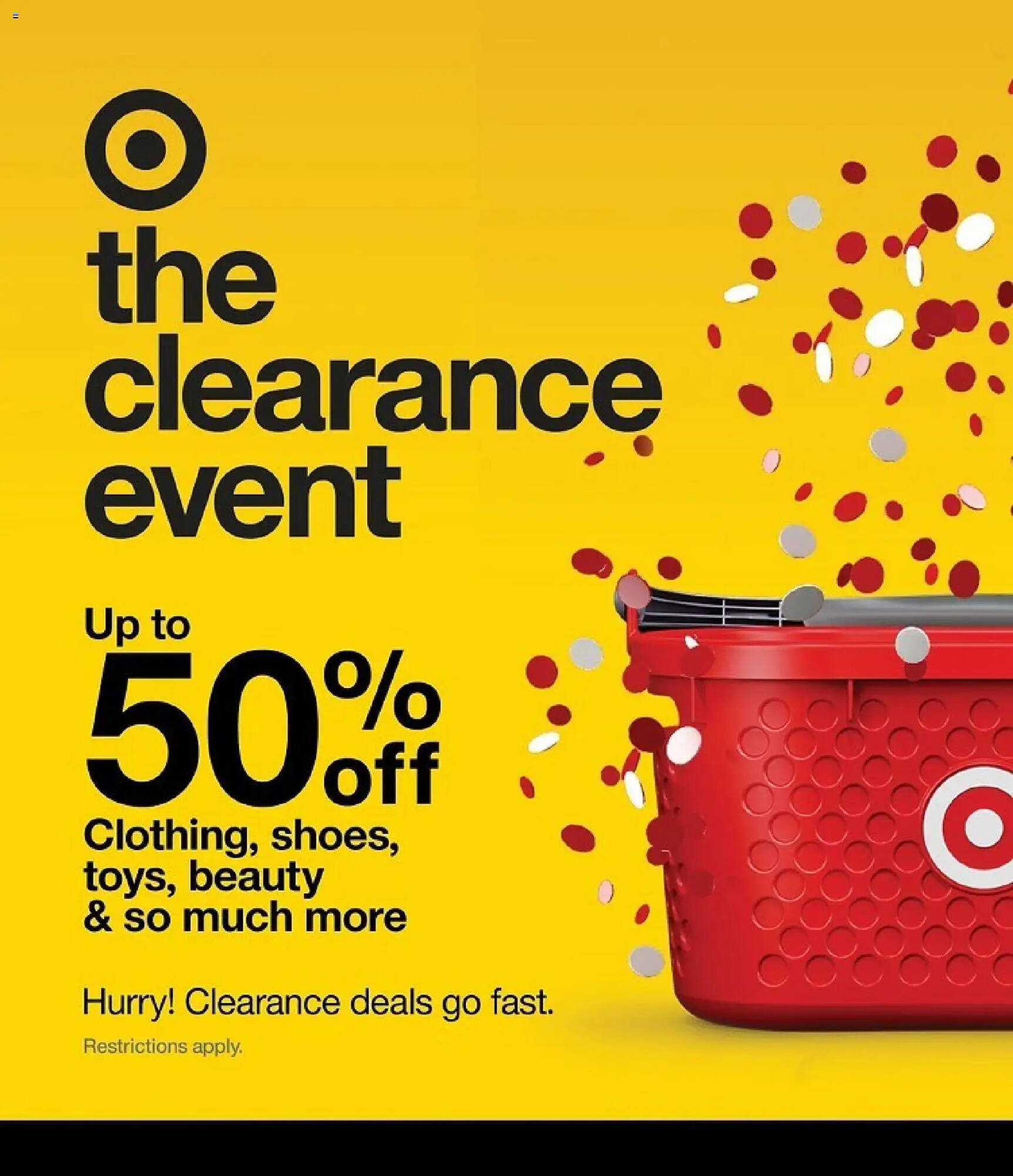 Target weekly ad