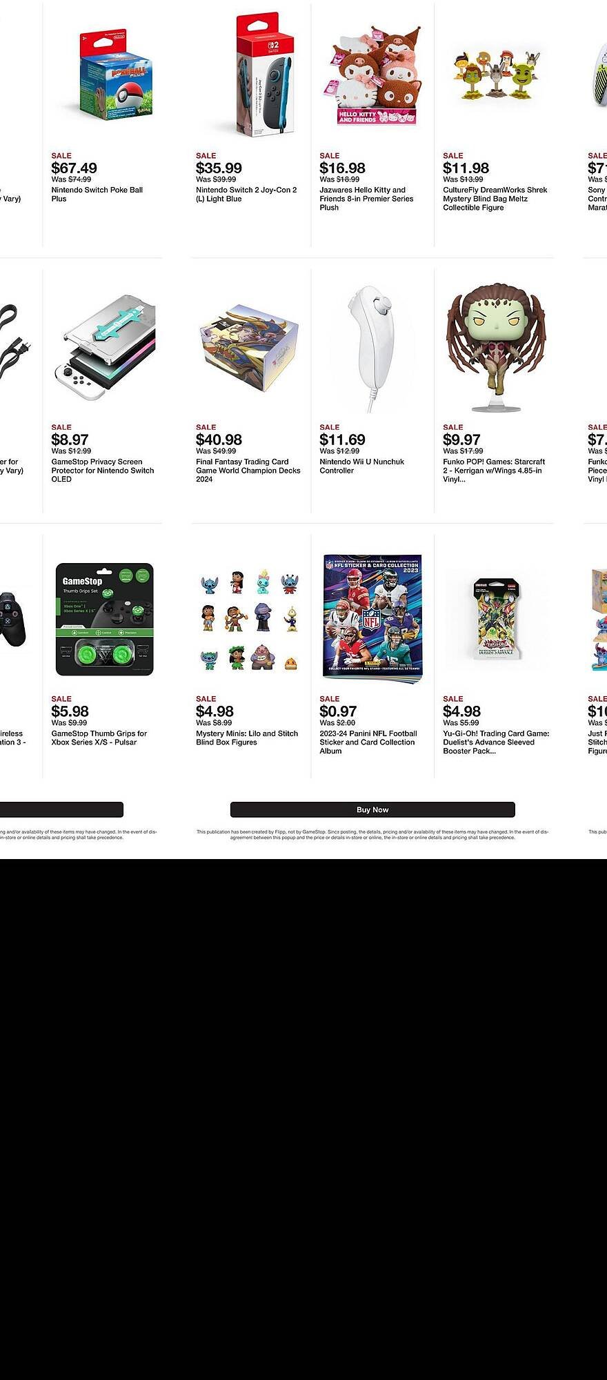 Game Stop weekly ad