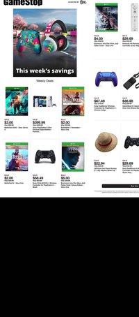 Game Stop weekly ad