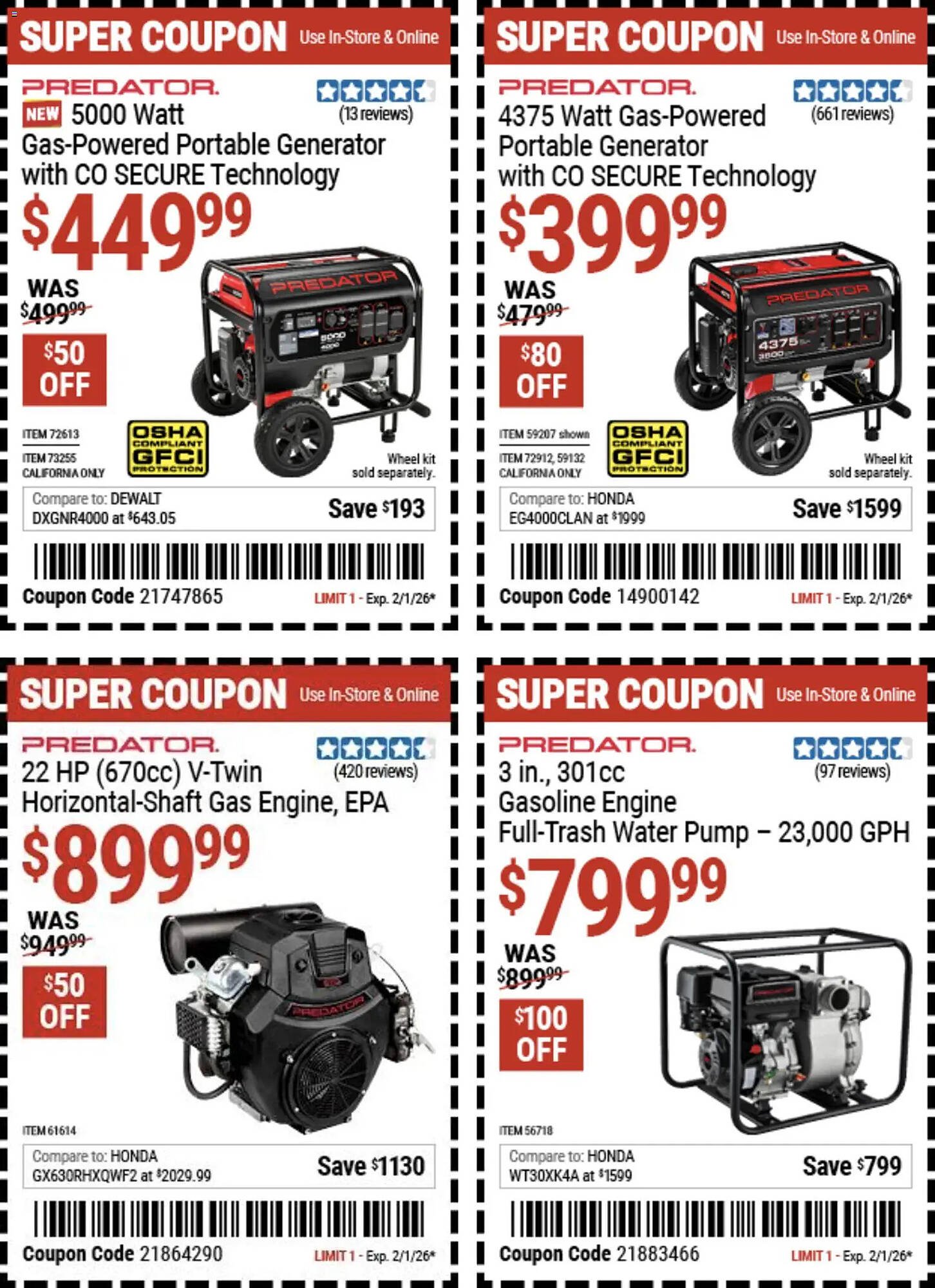 Harbor Freight Tools weekly ad