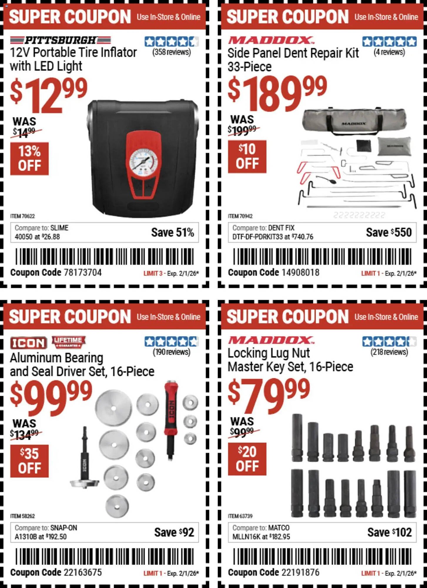 Harbor Freight Tools weekly ad