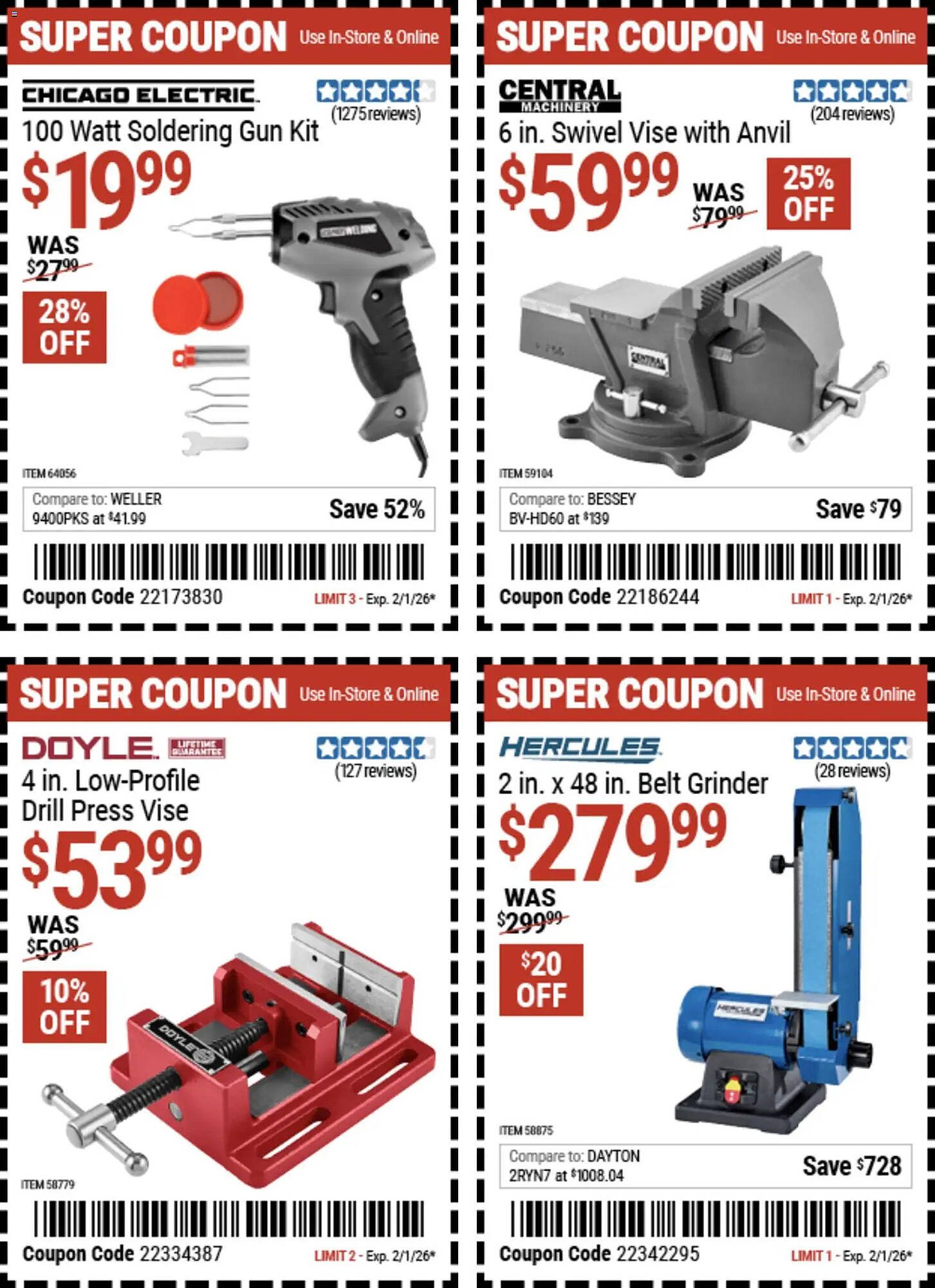 Harbor Freight Tools weekly ad