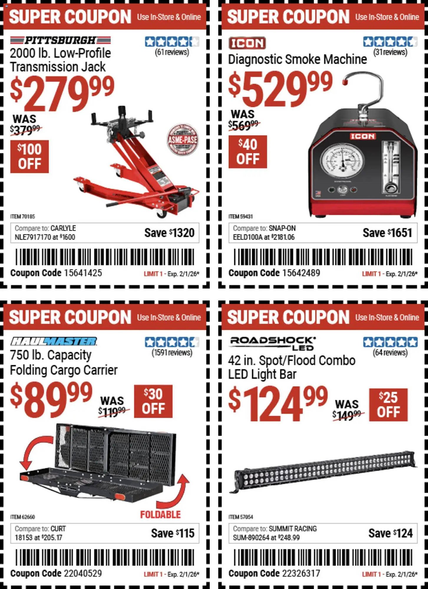 Harbor Freight Tools weekly ad