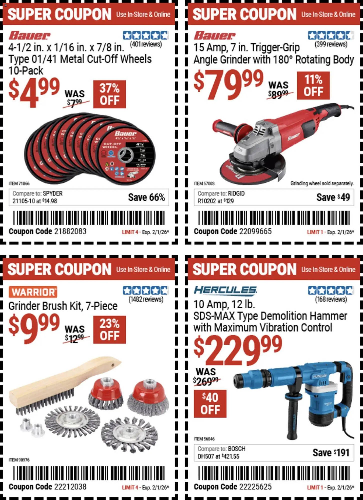 Harbor Freight Tools weekly ad