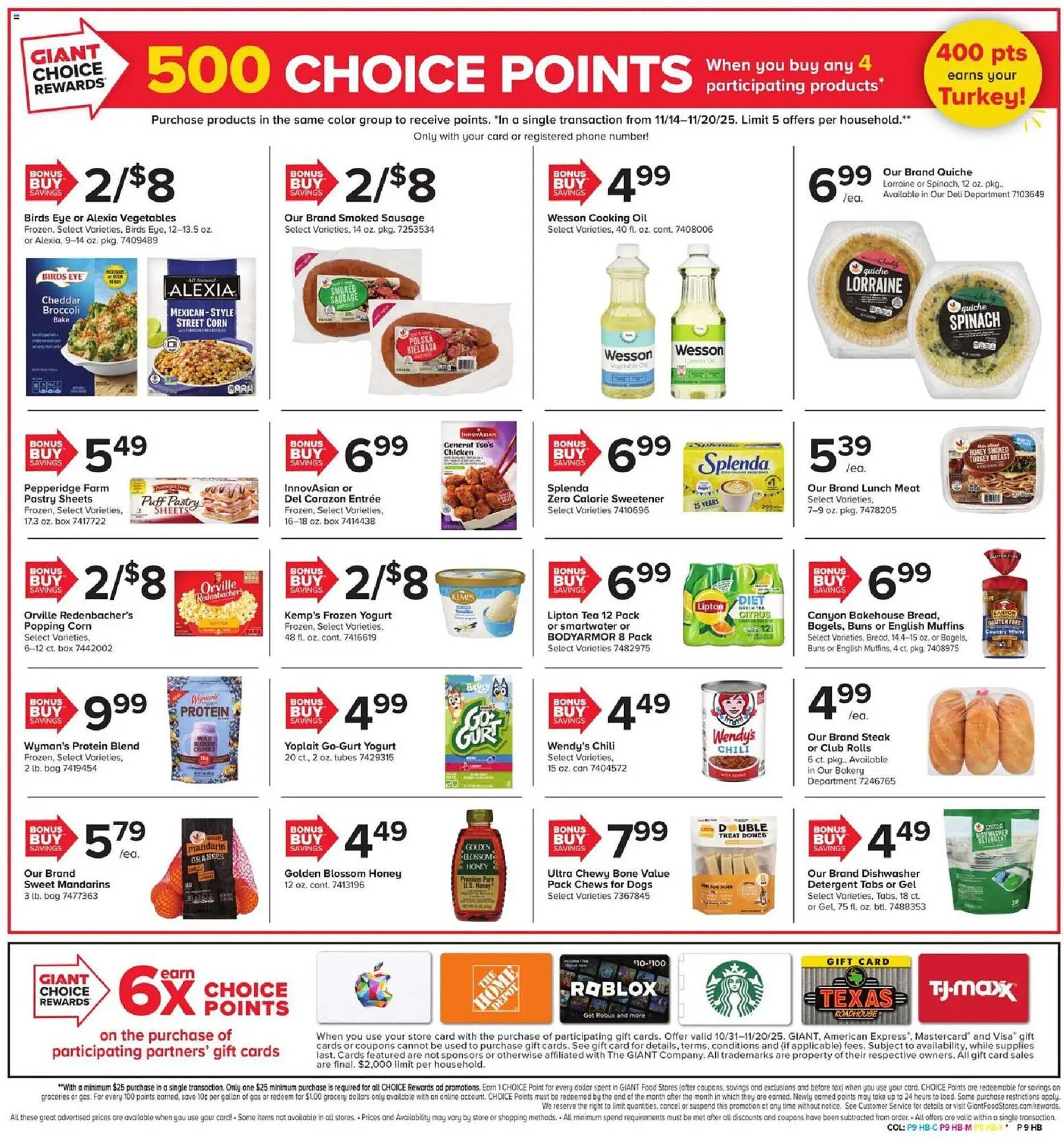 GIANT weekly ad