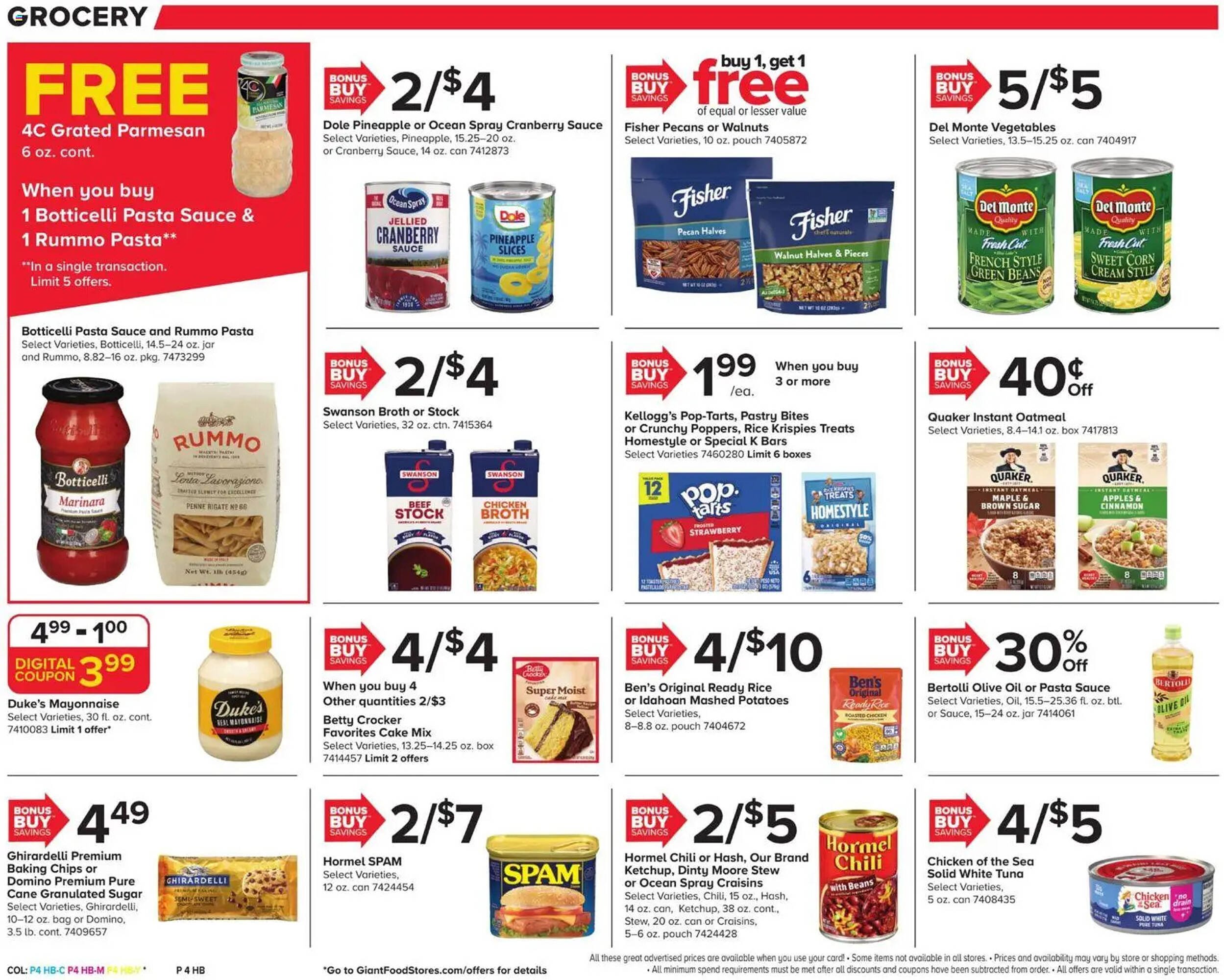 GIANT weekly ad