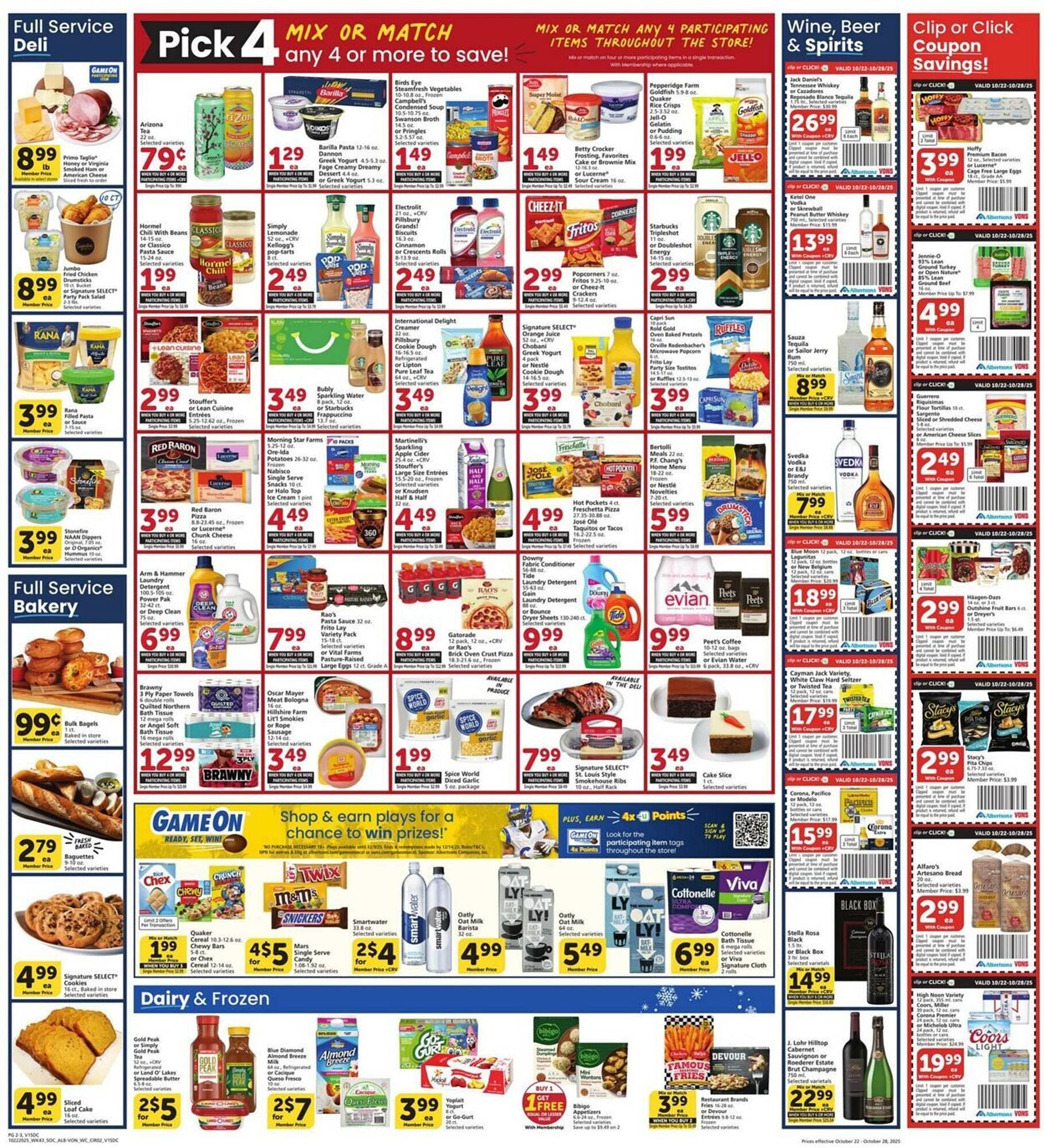 Vons weekly ad (2025-10-22 - 2025-10-28) | 2