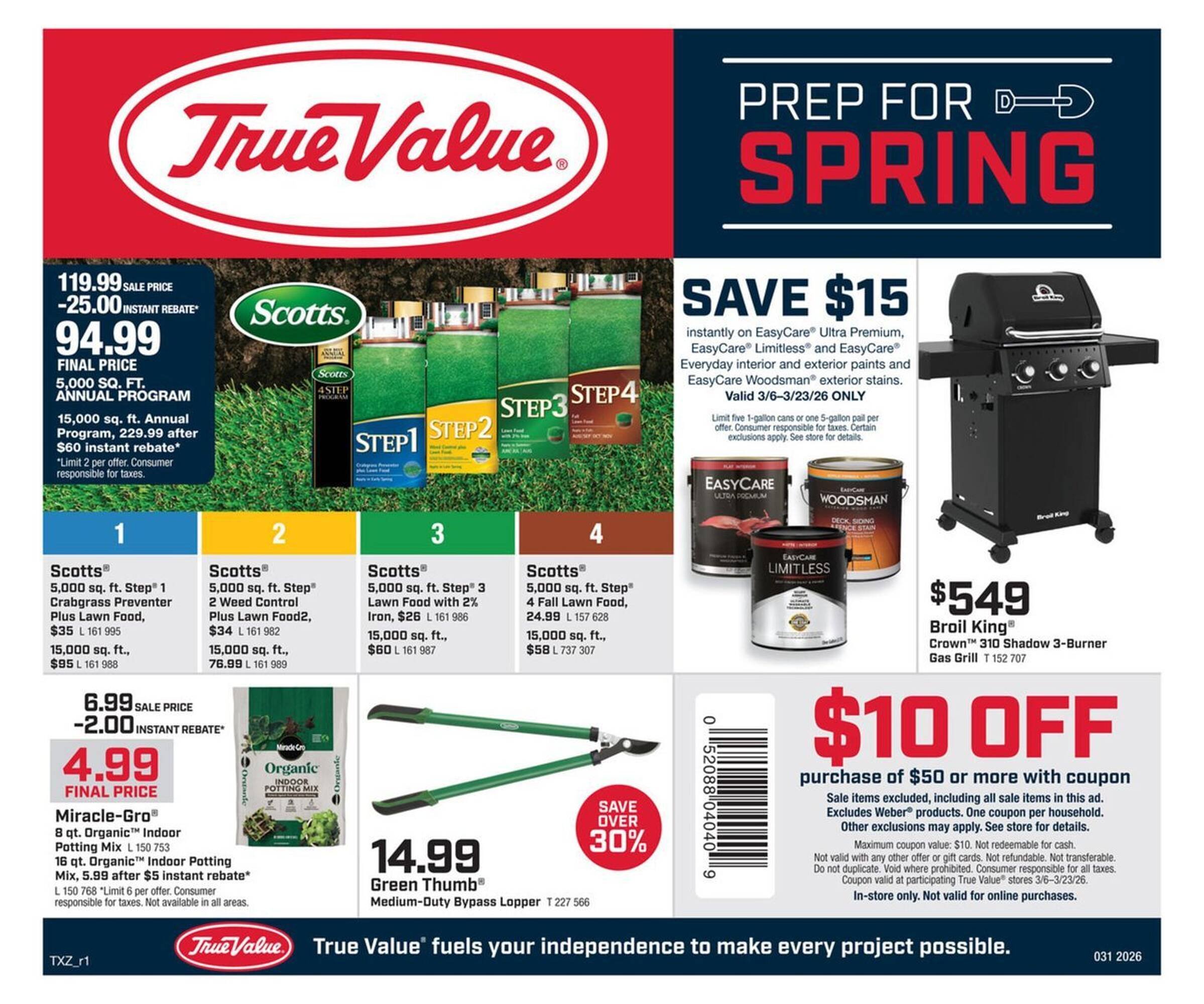 True Value weekly ad