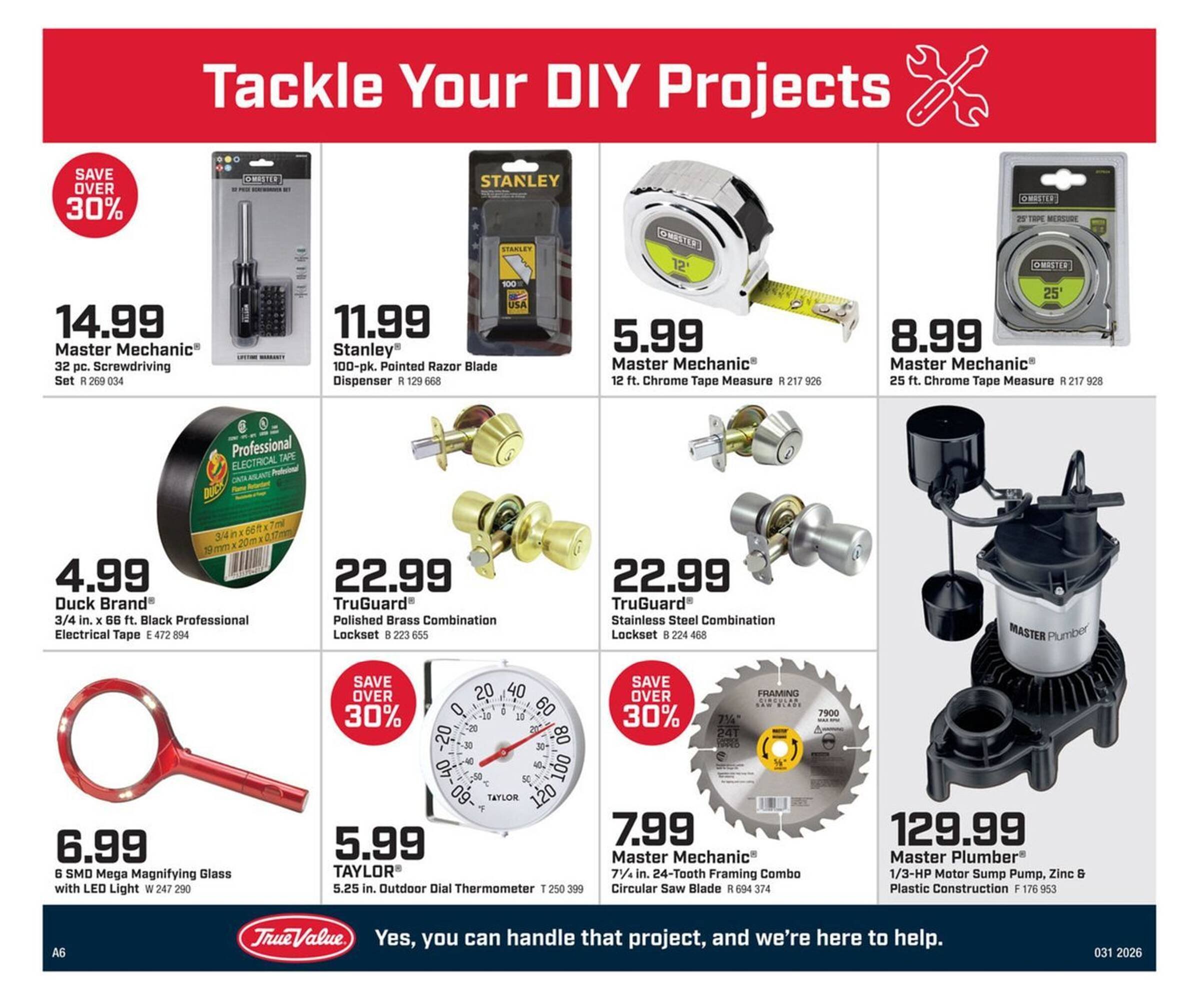 True Value weekly ad